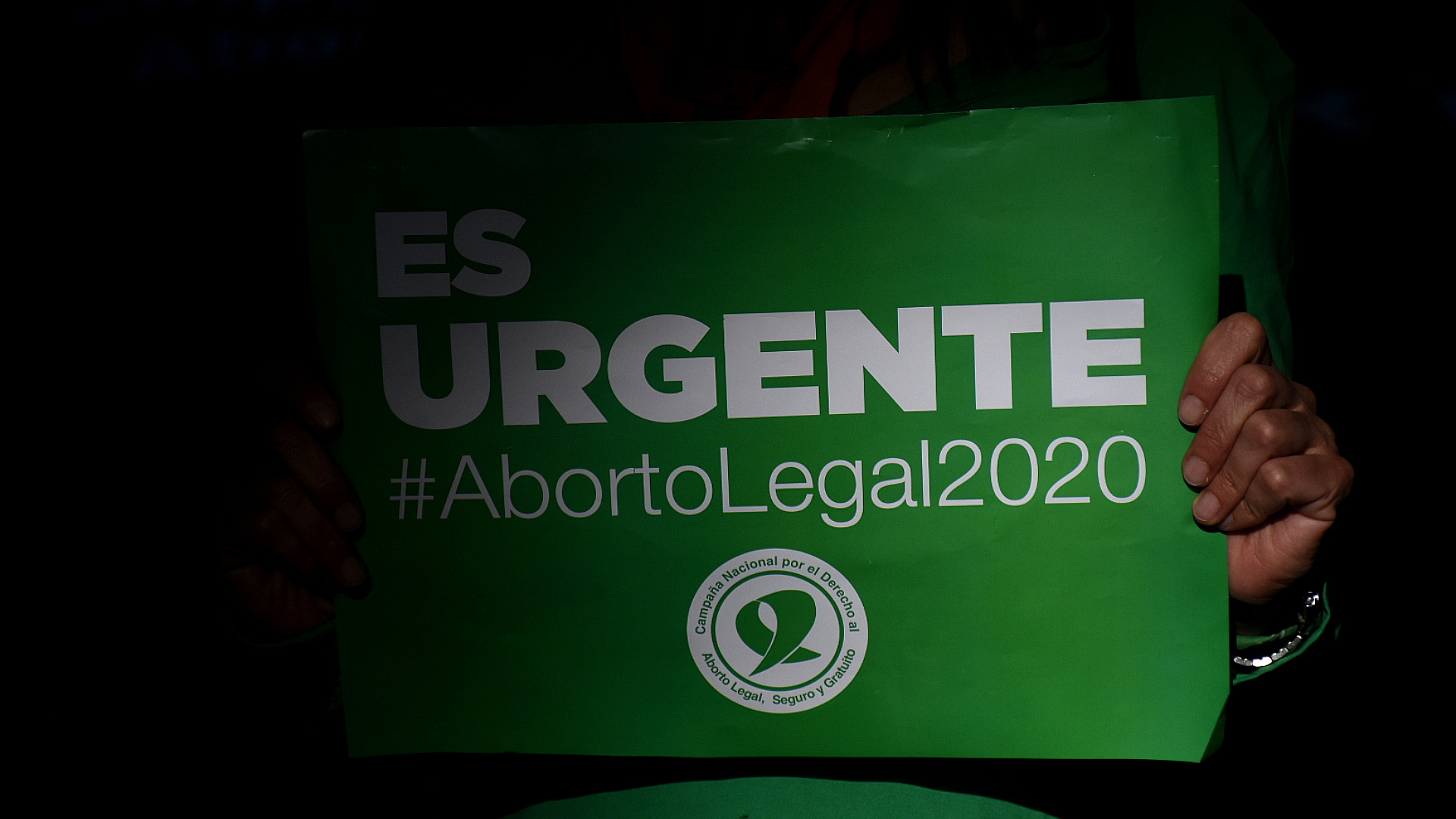 "Es urgente, aborto legal 2020", reclamaron este año desde los feminismos (Nicolás Stulberg)