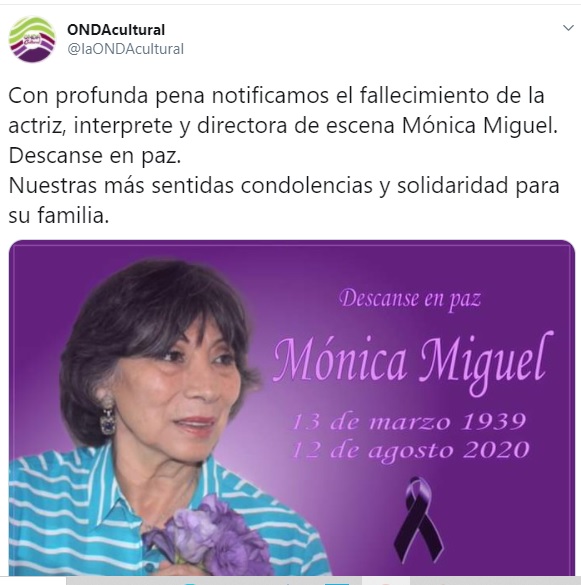 El mensaje de ONDA Nayarit sobre la muerte de Mónica Miguel