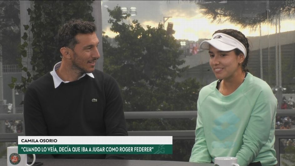 “Cuando lo veía, quería jugar como Roger Federer”: María Camila Osorio