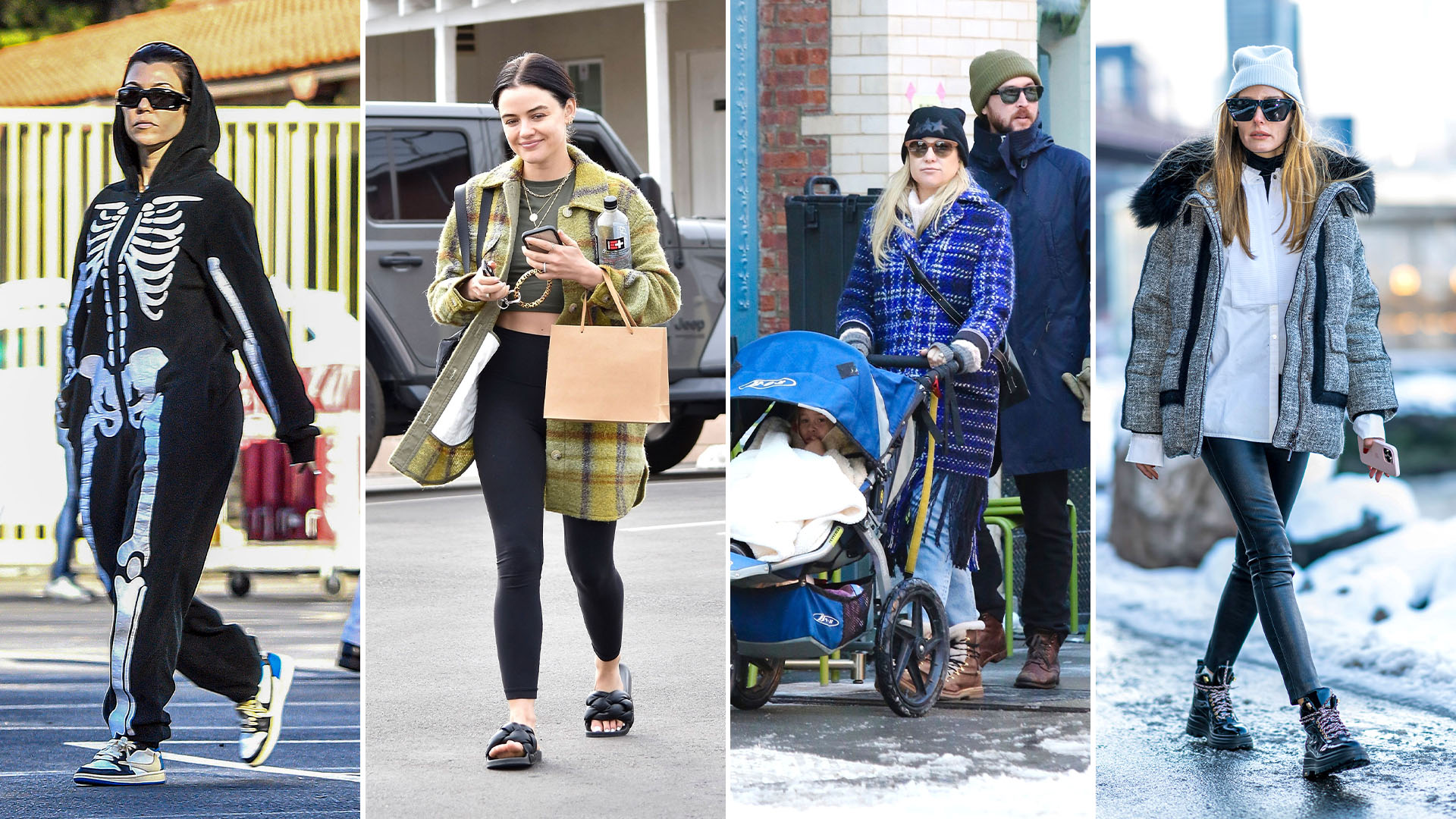 Del particular look de Kourtney Kardashian al día de compras de Lucy Hale: celebrities en un click