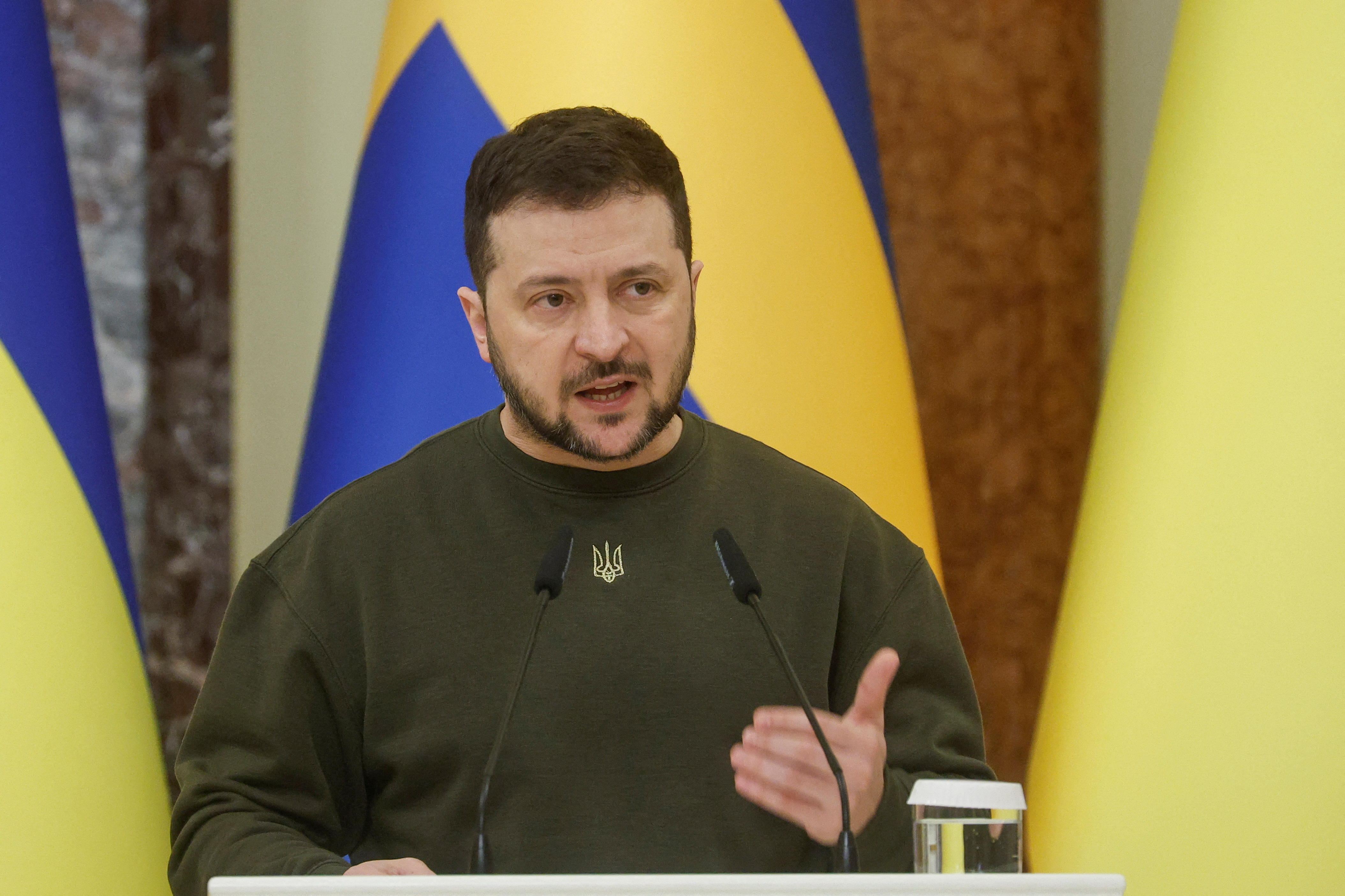 Volodimir Zelensky, presidente de Ucrania (REUTERS/Valentyn Ogirenko)