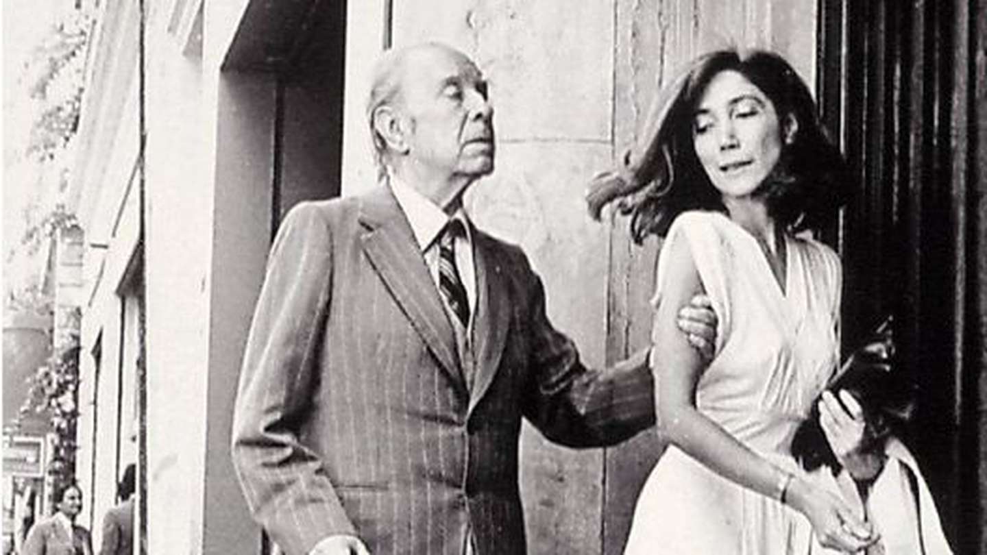 Borges y María Kodama / contenido no licenciado