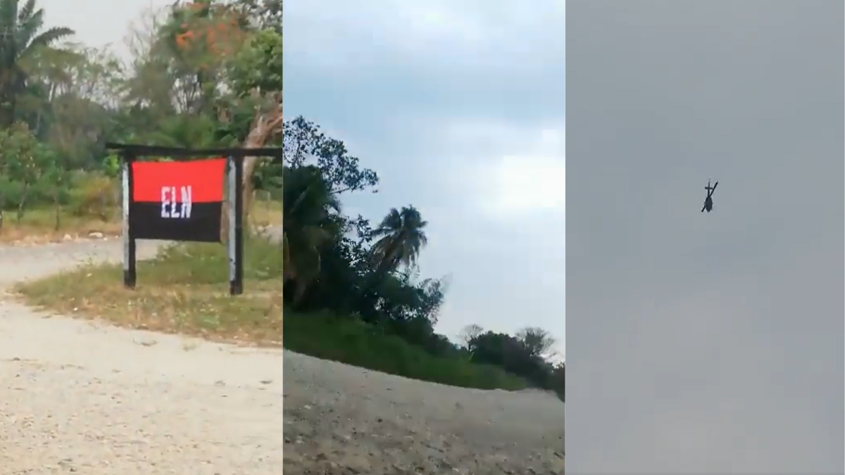 En video quedó registrado el ataque del ELN a un helicóptero del Ejército en Tame, Arauca