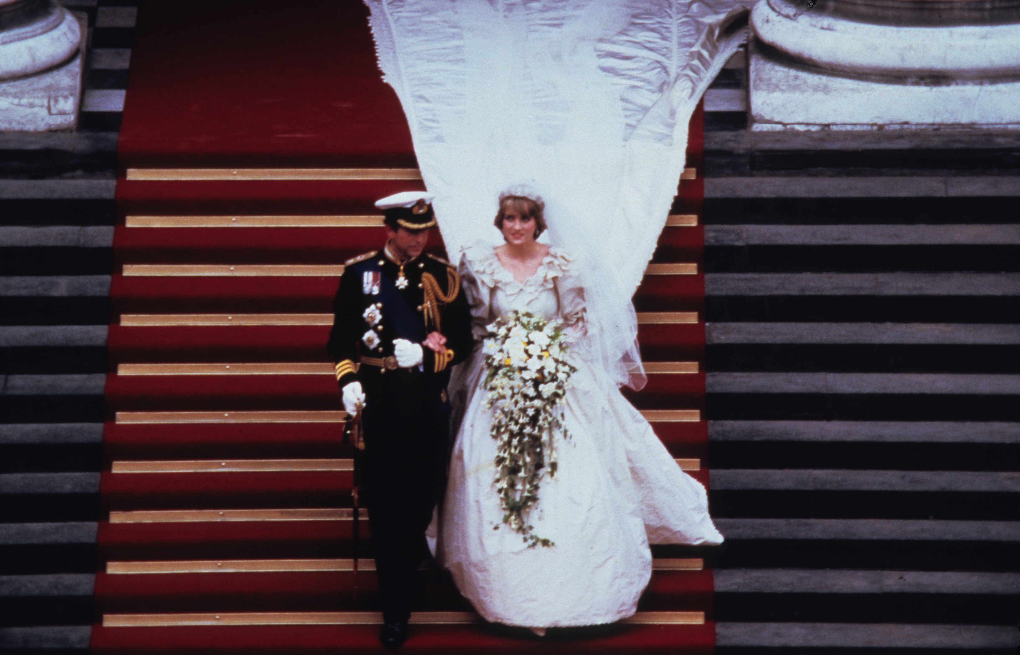La boda de Lady Di y el príncipe Carlos se llevó a cabo el 29 de Julio de 1985 (Getty Images)