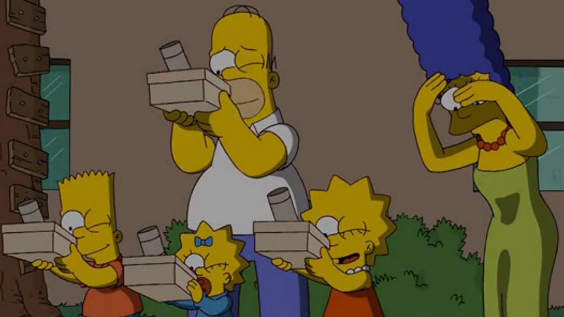 Como era de esperar, los Simpsons son los máximos protagonistas de los memes sobre el eclipse solar 2019