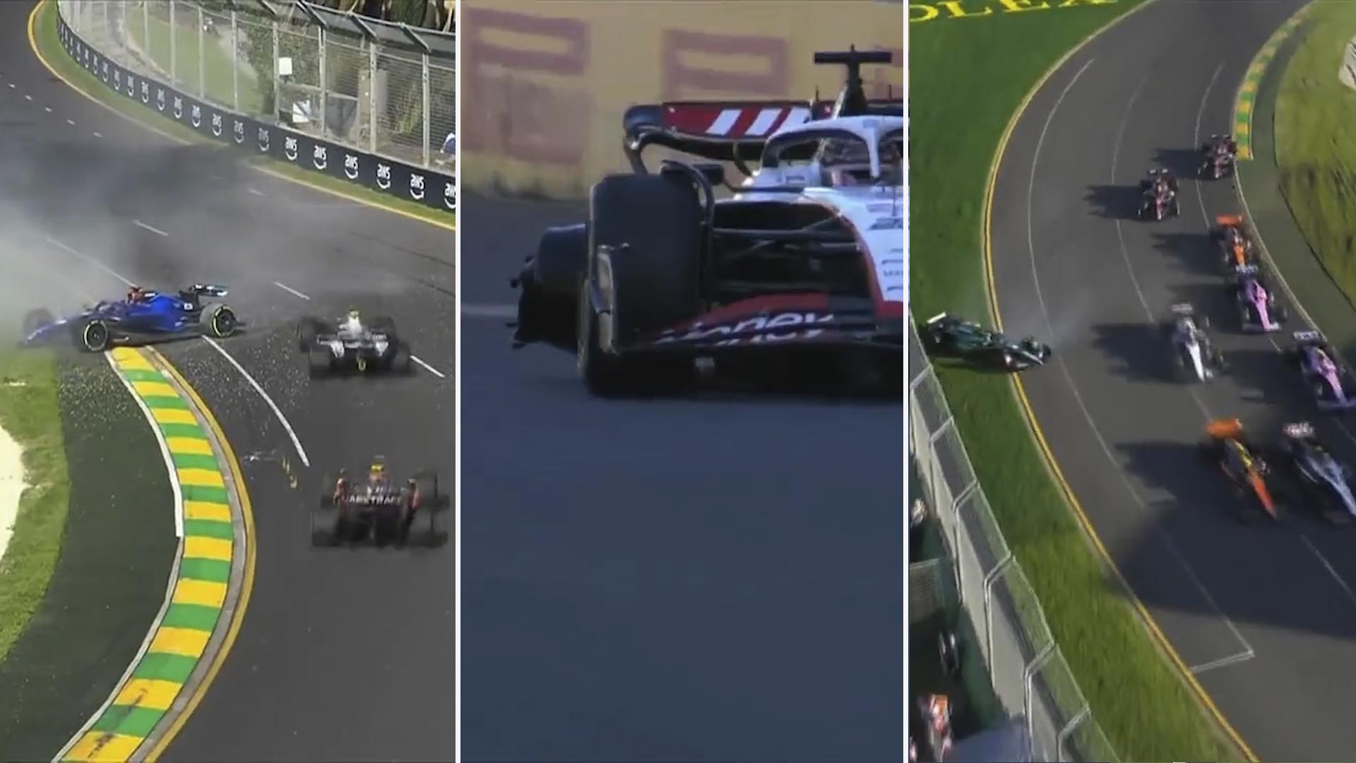 Tres banderas rojas y varios incidentes que generaron polémica: Verstappen ganó un frenético GP de Australia en la Fórmula 1