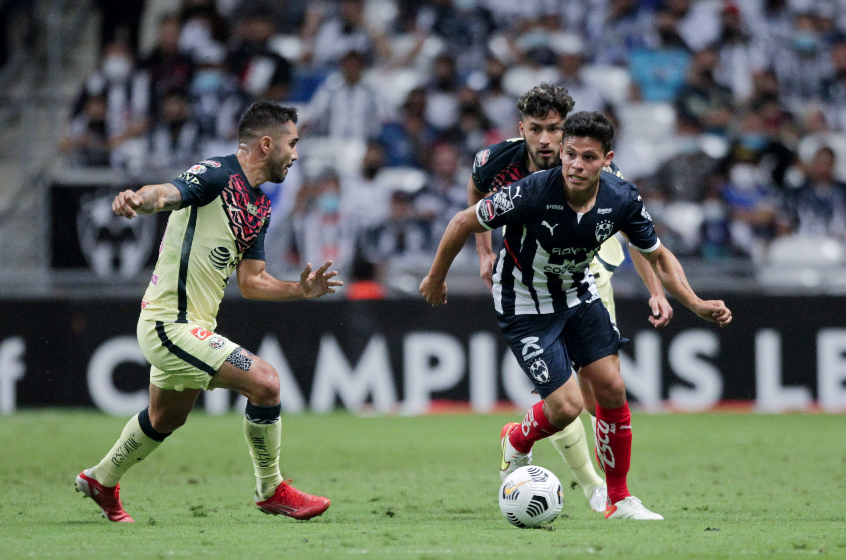 La última vez que América jugó en Concachampions fue en 2021, cuando perdió la final ante los Rayados de Monterrey (Foto: Jorge Mendoza/REUTERS)