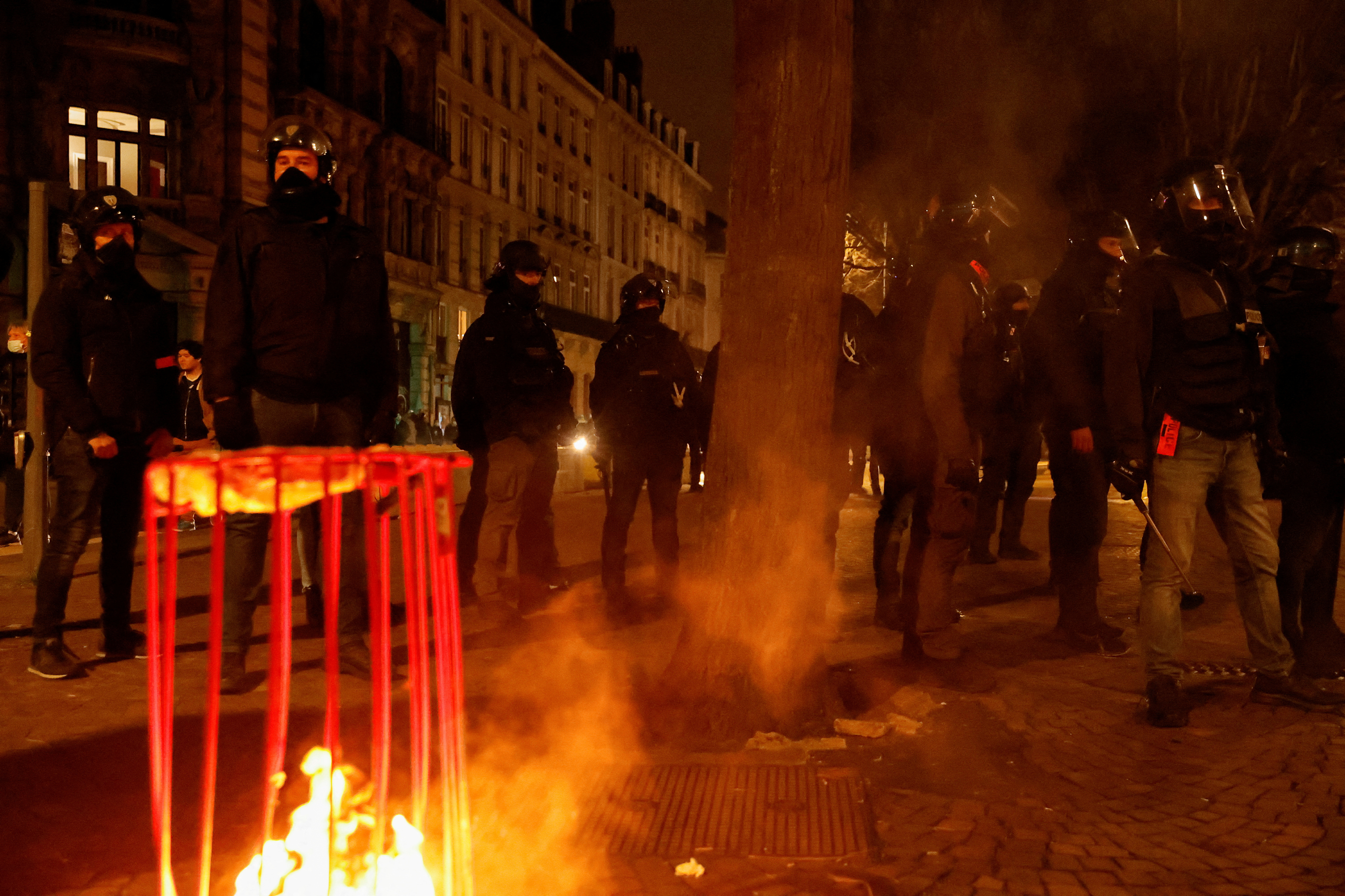 Protestas en Lille (REUTERS/Pascal Rossignol)