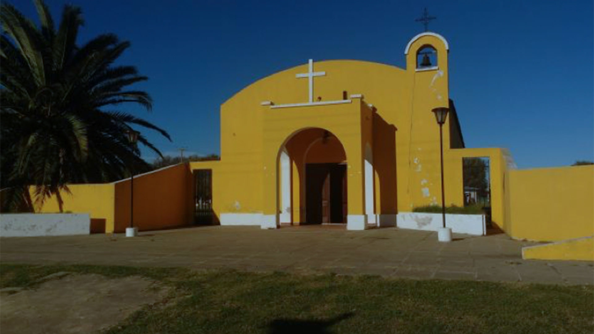 La iglesia de la localidad que cuenta con poco más de 200 habitantes 