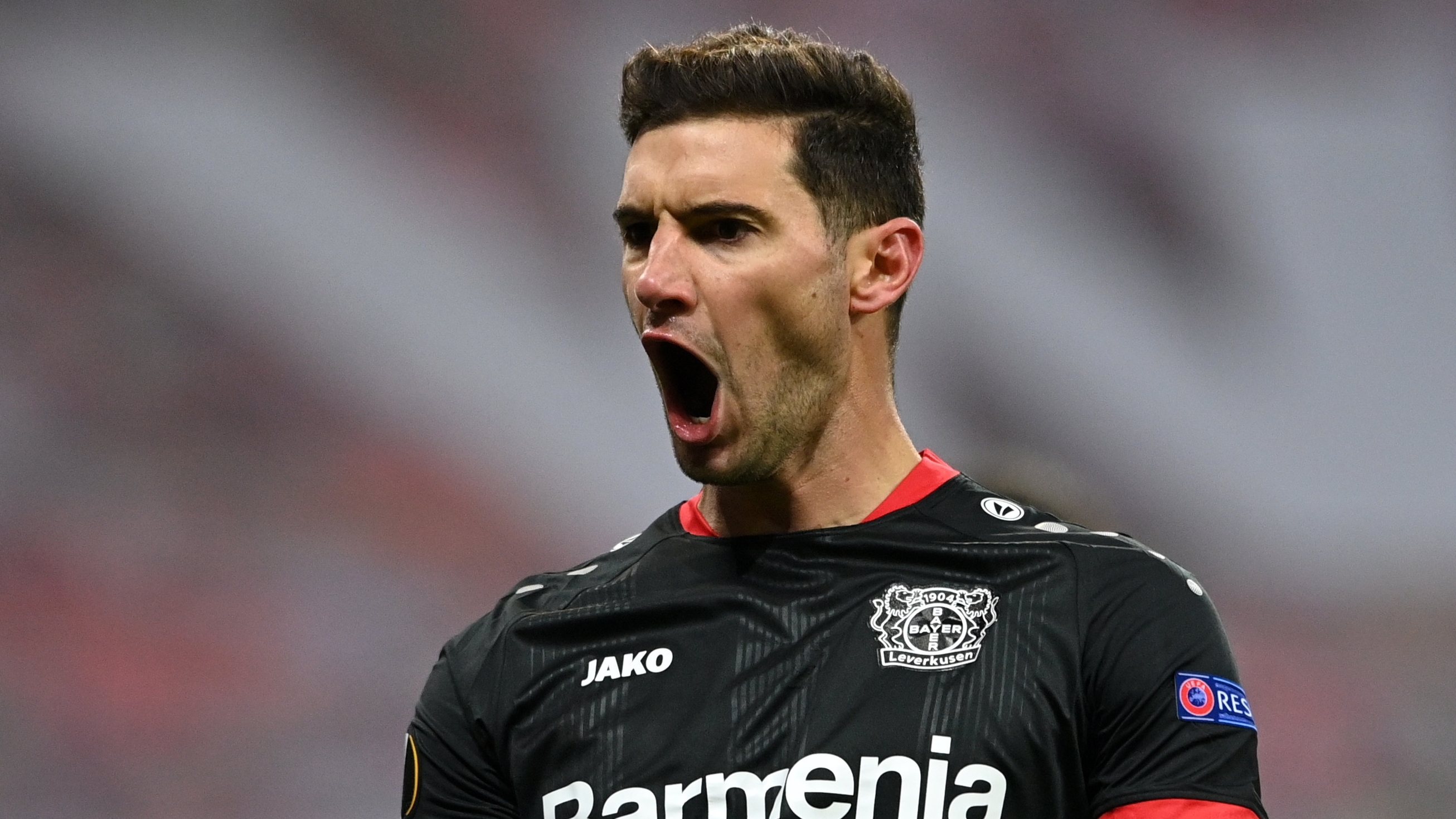 Lucas Alario no cuenta con los minutos que anhela en la Bundesliga (EFE/EPA/SASCHA STEINBACH)