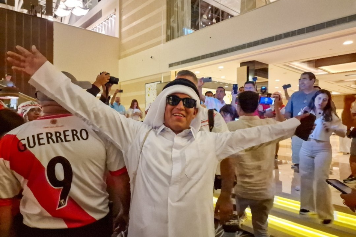 Donde vaya la selección peruana siempre estará un fanático de la mejor hinchada del mundo. (Foto: ITEA Perú)