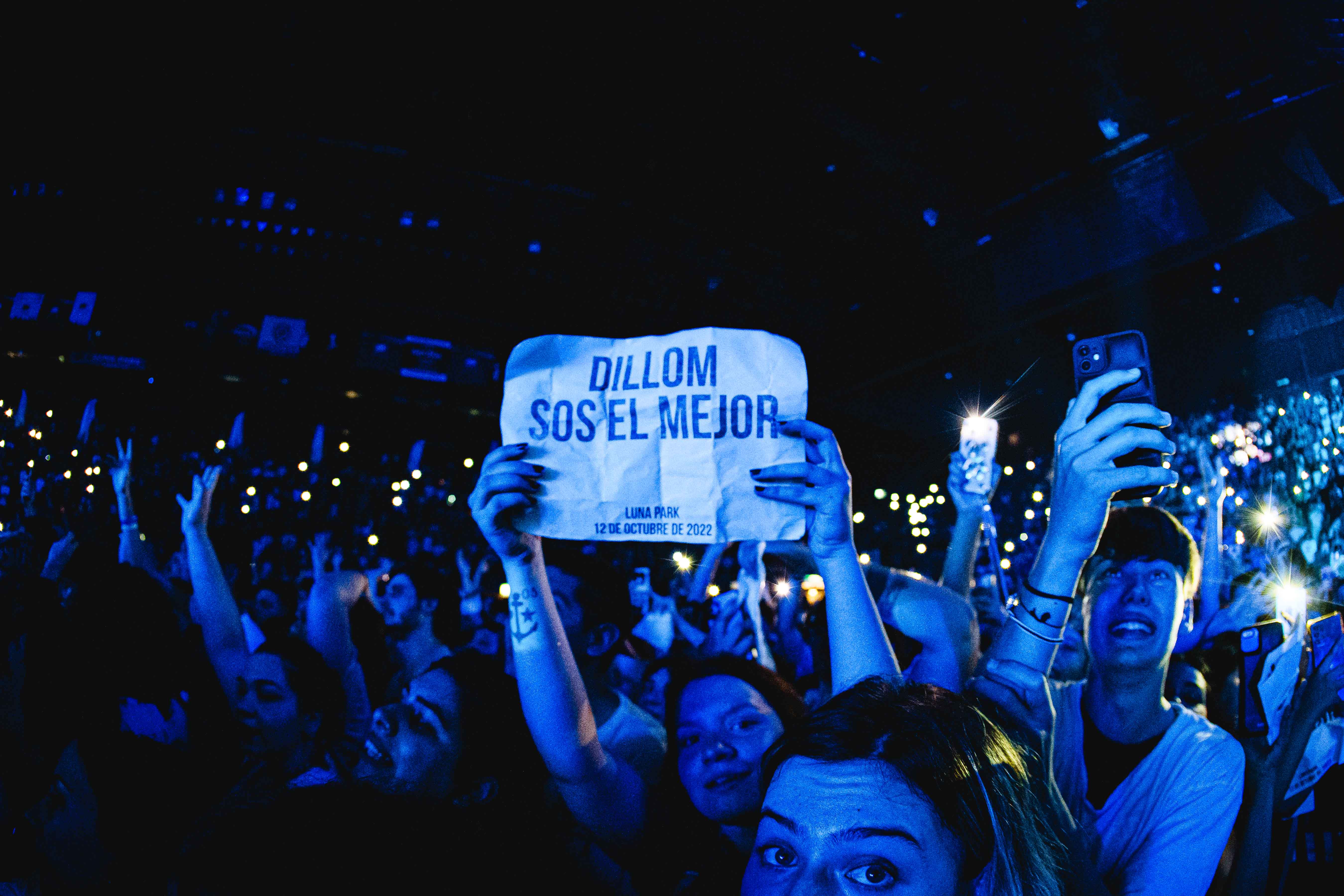 El público de Dillom agotó las entradas para el Luna Park varios meses antes de la fecha (Fotos: Gody Mex, Irish Suárez, Vicky Dragonetti, G. Corbatta, Andriux Fischer / Bohemian Groove Corp)