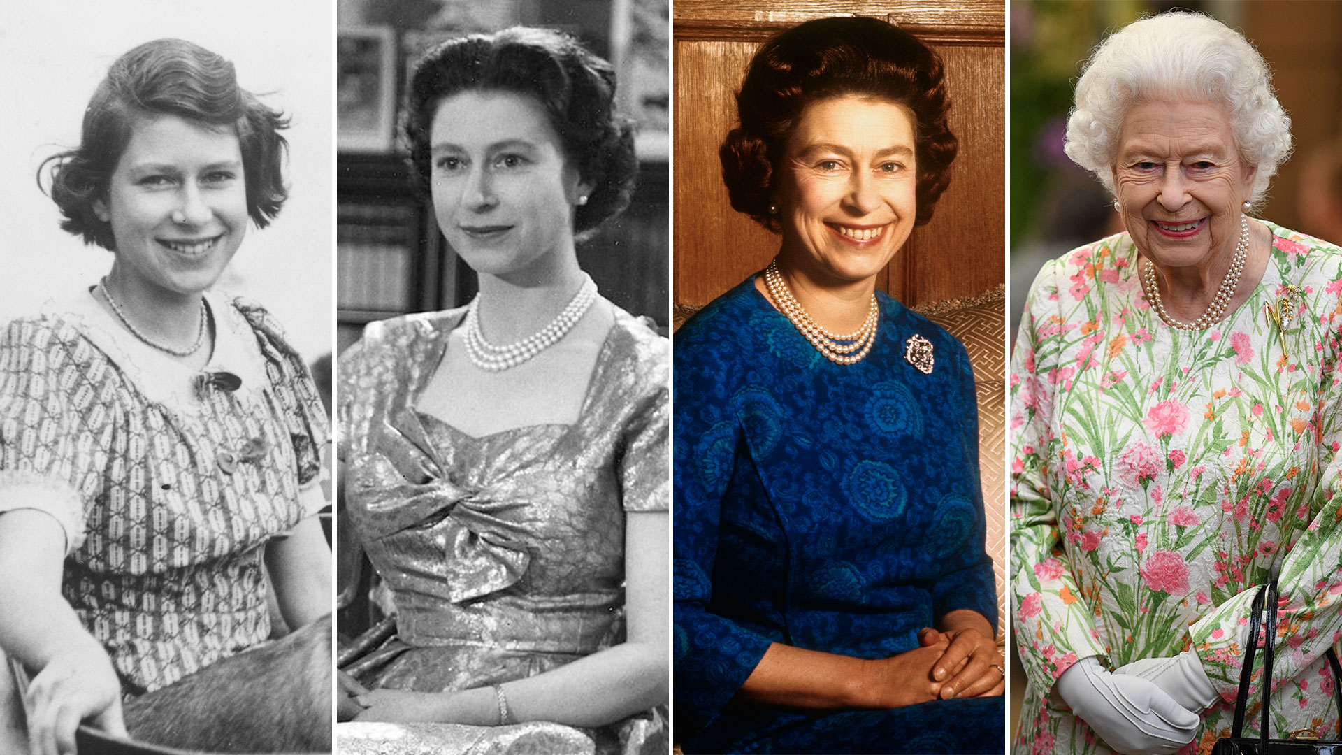 Imágenes de la reina Isabel II a lo largo de su vida (Getty Images)
