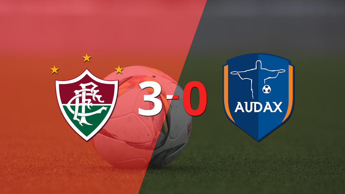 Con hat-trick de Germán Cano, Fluminense goleó a Audax-RJ 3-0