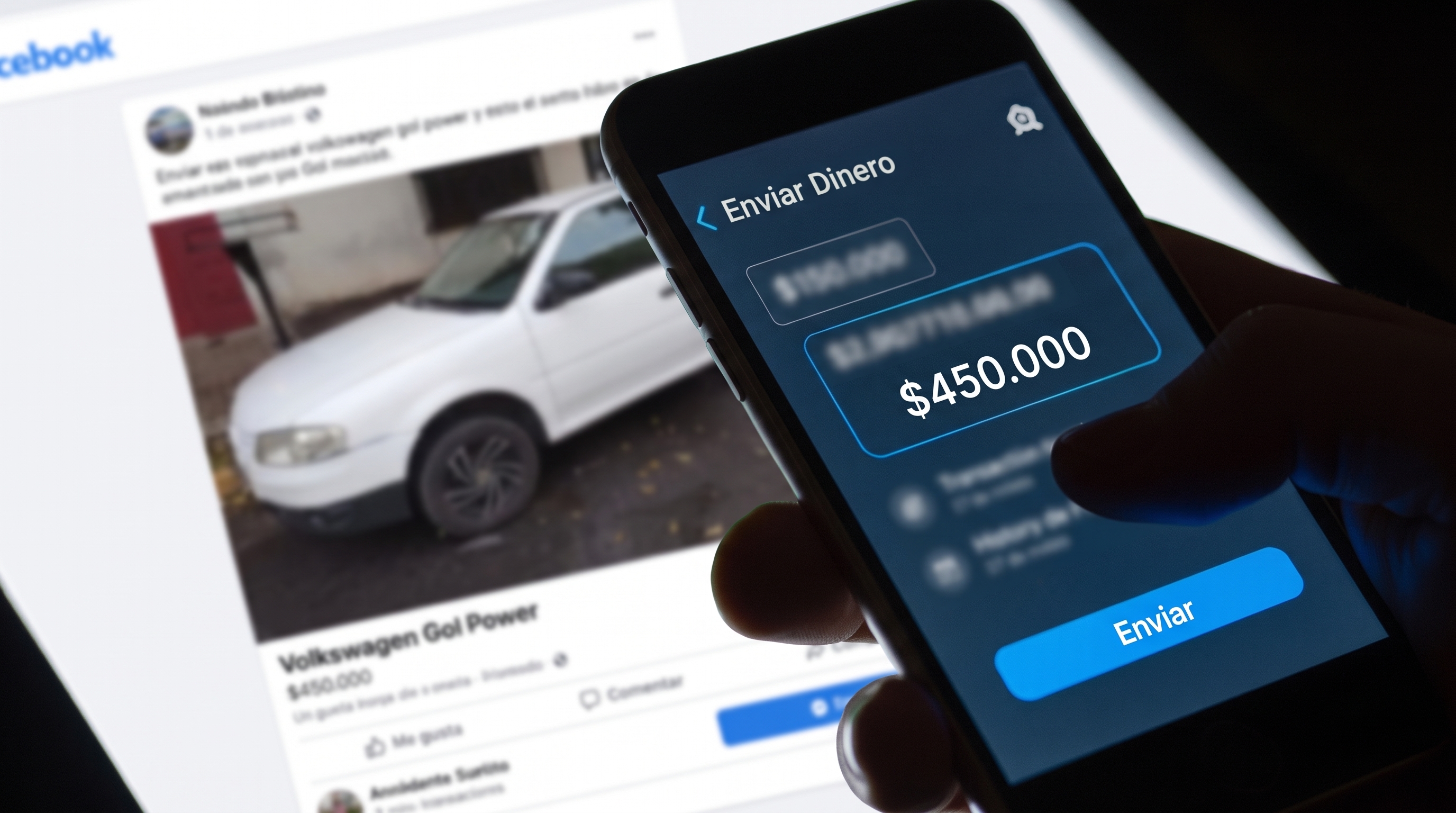 Pactó la compra de su primer auto por redes sociales y lo estafaron por 5 millones de pesos en Entre Ríos