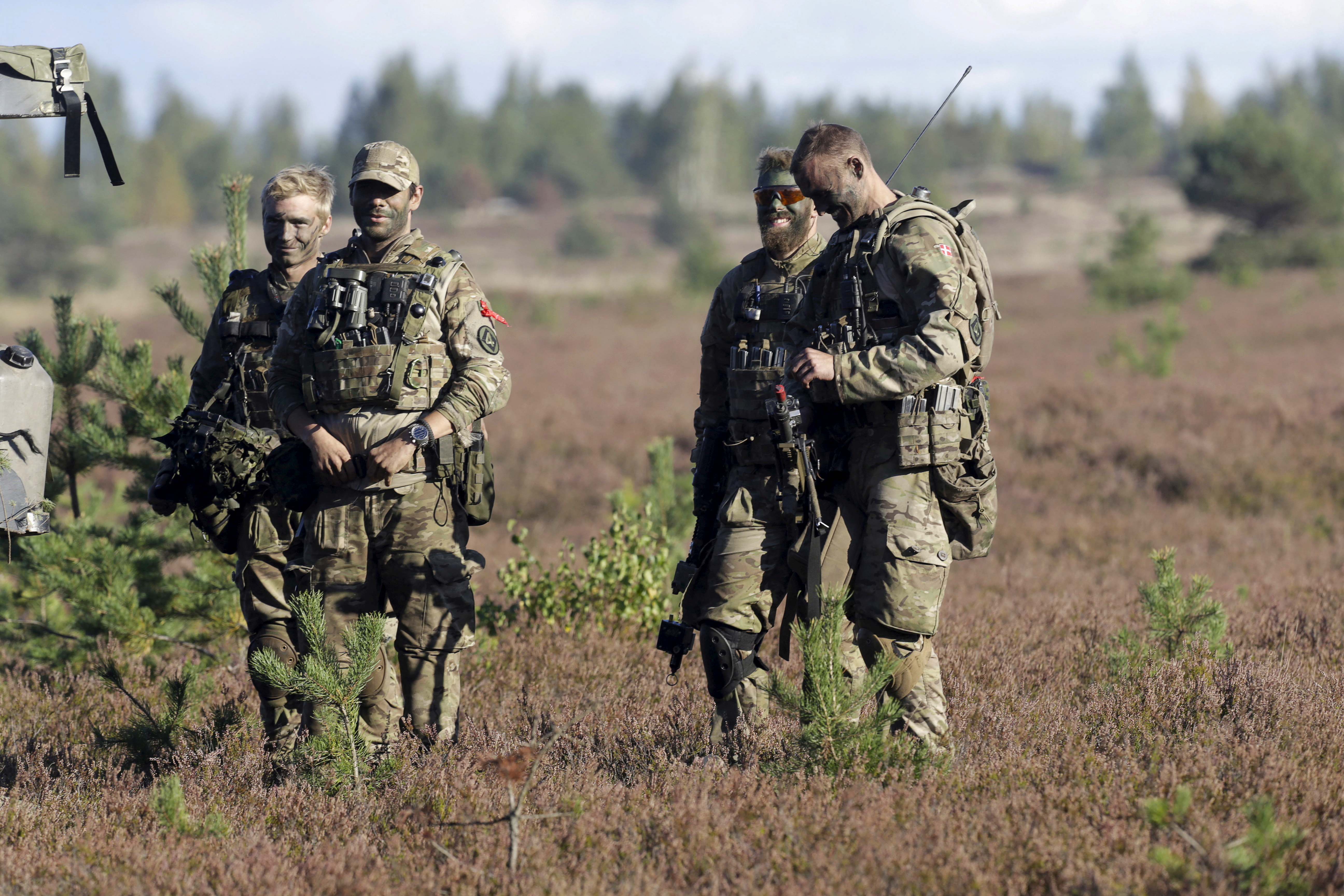 Soldados daneses de la OTAN en Letonia, en una fotografía de archivo (REUTERS/Ints Kalnins)