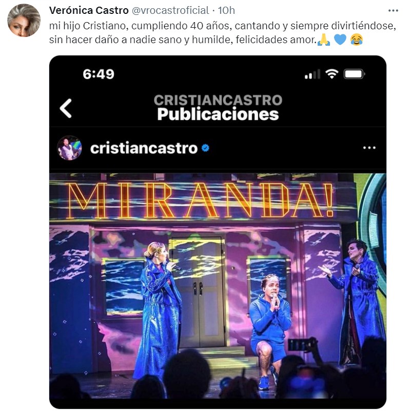 Cristian was the target of attacks for his peculiar way of presenting himself to the Argentine public (Photo: Screenshot)