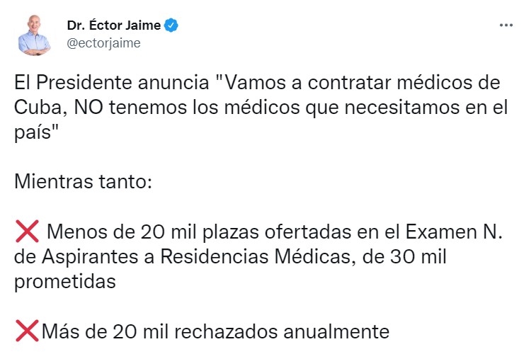 Éctor Jaime Ramírez Barba lamentó que AMLO quiera contratar extranjeros (Foto: Twitter/@ectorjaime)