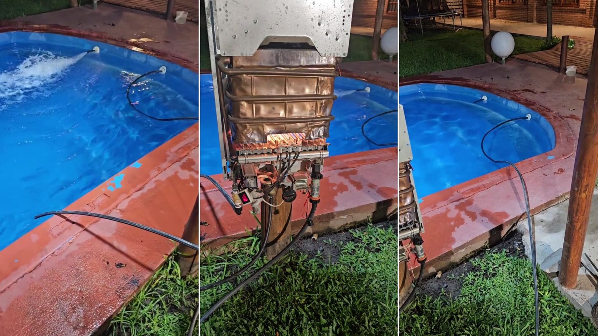 Explicó cómo calentar el agua de una piscina de manera casera y el video  asombró a todos - Infobae