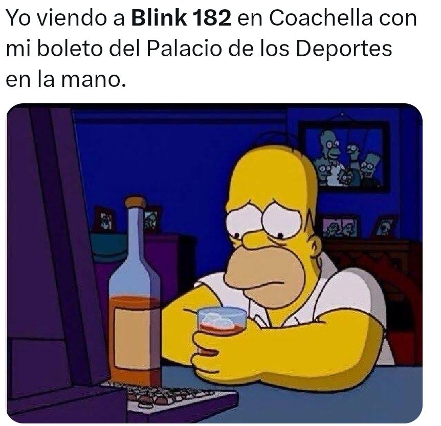 Memes for cancellation of concerts in Mexico by Blink 182. (Twitter)