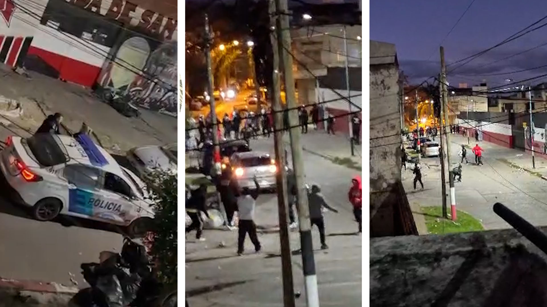 Estall&oacute; la interna en la barra de Chacarita tras la derrota en el cl&aacute;sico: facas, dos heridos de bala y 17 detenidos por un enfrentamiento