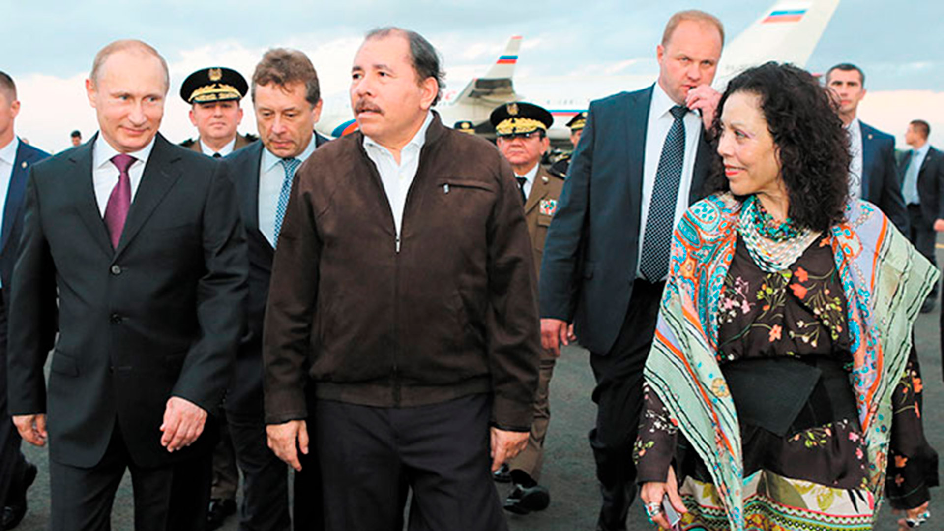 En julio de 2014, el presidente ruso Vladimir Putin visitó fugazmente Nicaragua