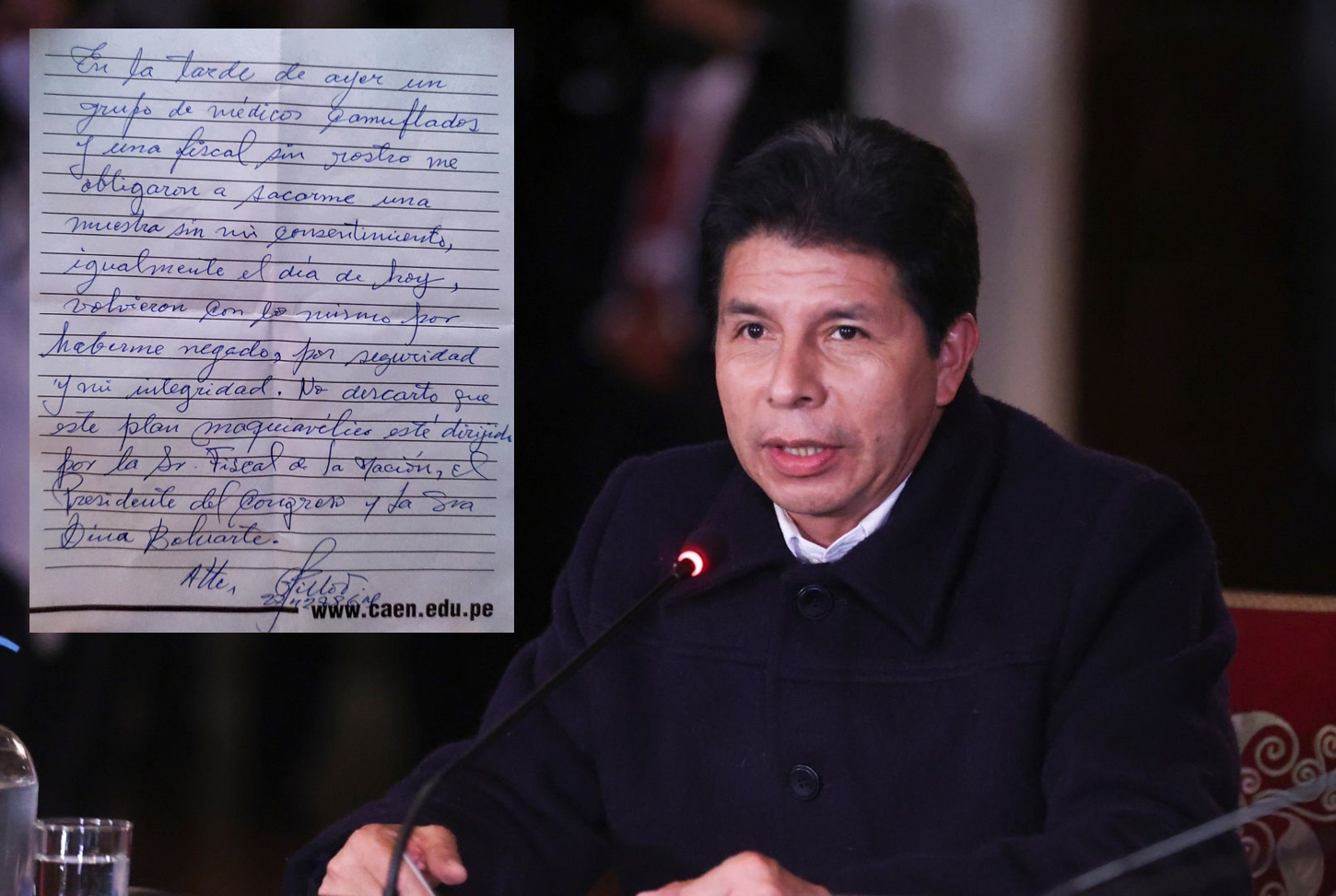 Pedro Castillo autorizó al parlamentario Guillermo Bermejo presentar una carta en sus redes sociales.