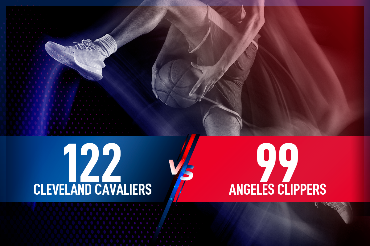 Cleveland Cavaliers - Angeles Clippers: Resultado, resumen y estadísticas en directo del partido de la NBA