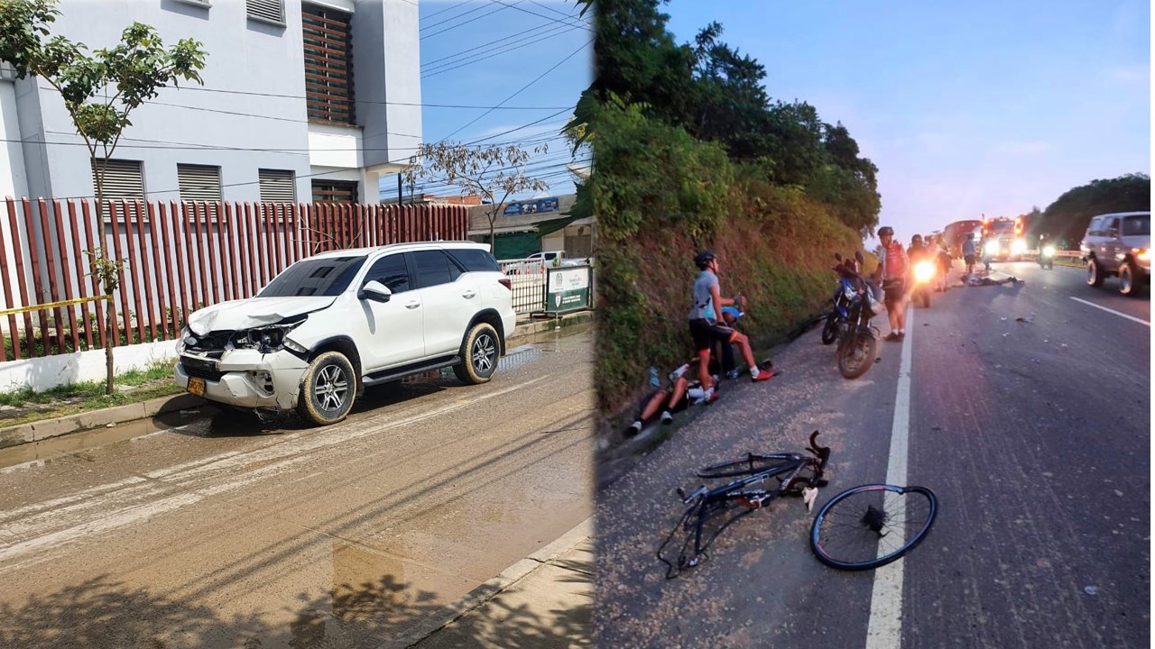 Vehículo arrolló a grupo de ciclistas y causó la muerte de uno de ellos
