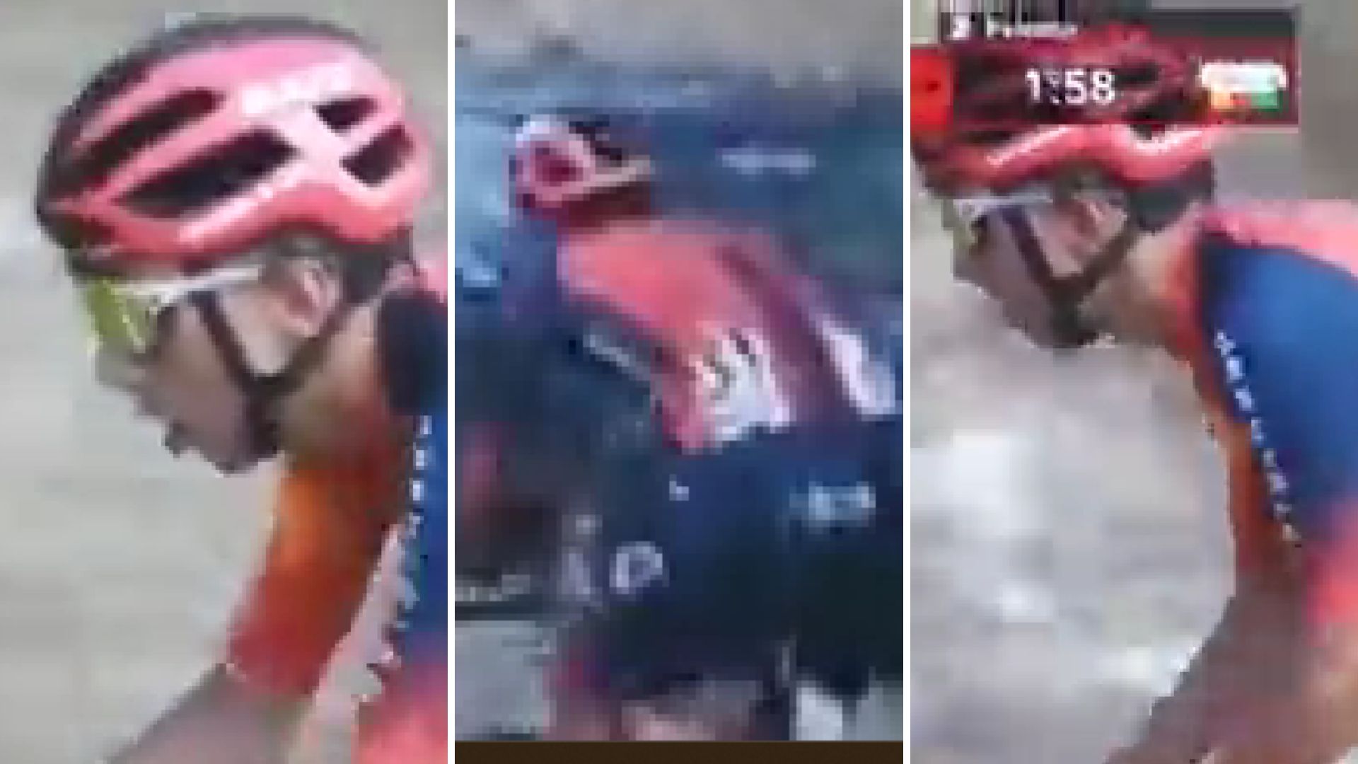 En un video quedó registrado el duro momento que pasó Egan Bernal en la alta montaña en la Vuelta a Cataluña