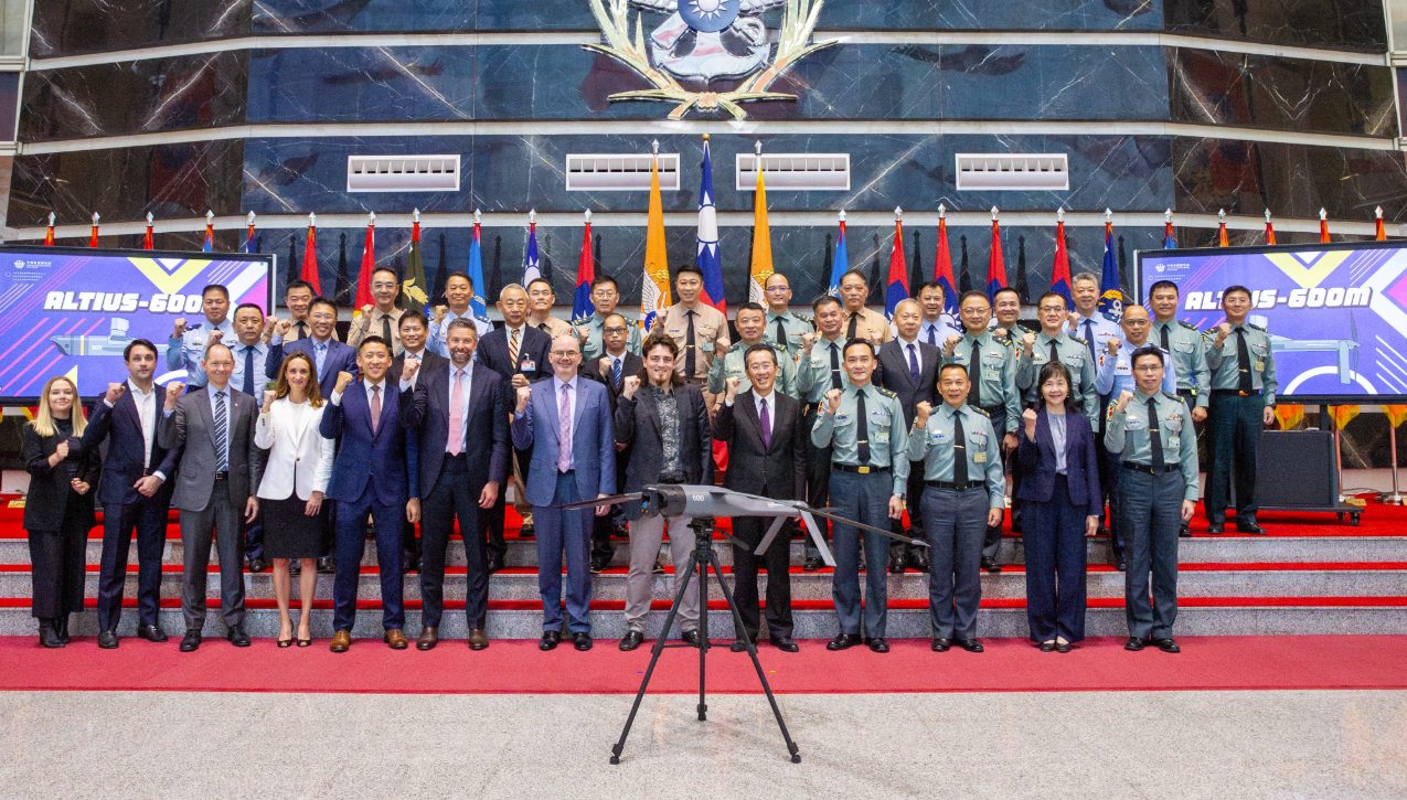 Taiwán recibió los primeros drones Altius-600M de fabricación estadounidense para reforzar su defensa ante la amenaza china