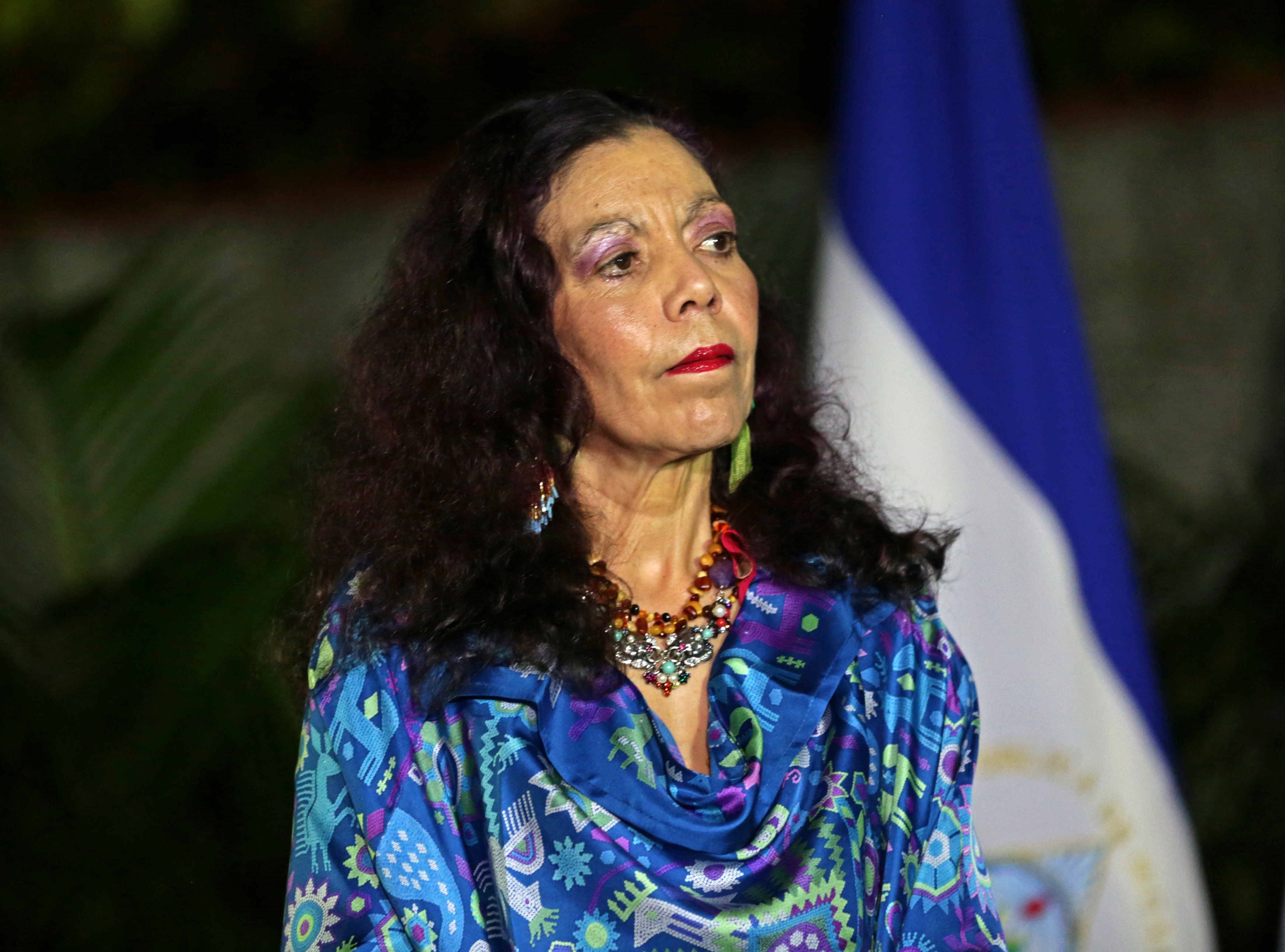 La vicepresidenta nicaragüense, Rosario Murillo