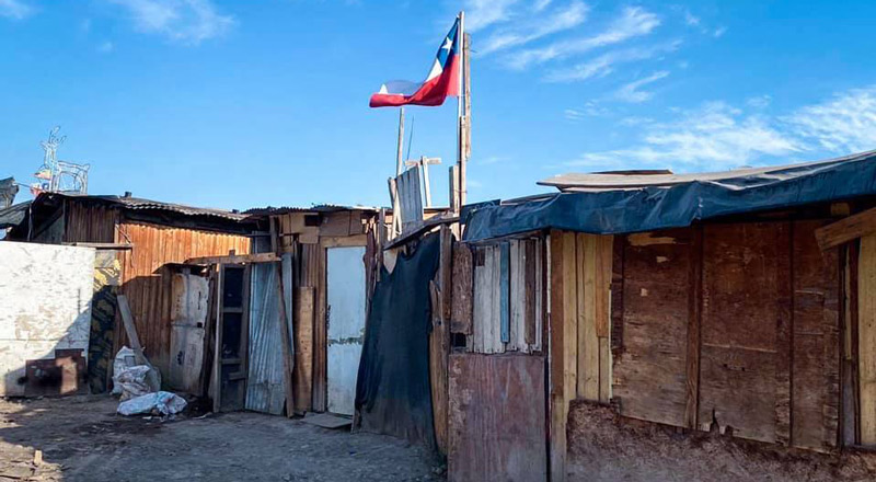 En Chile, en la última década, se triplicó el número de familias que viven en asentamientos de emergencia. (Imagen: gentileza TECHO Chile)
