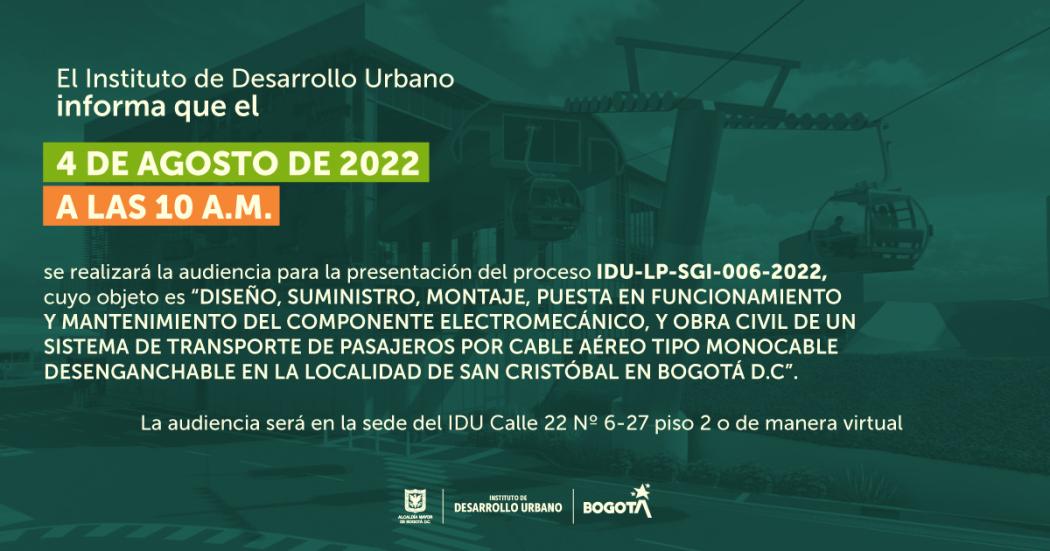 Picasso frecuencia guitarra IDU abrió proceso para adjudicar el cable aéreo en San Cristóbal Sur -  Infobae