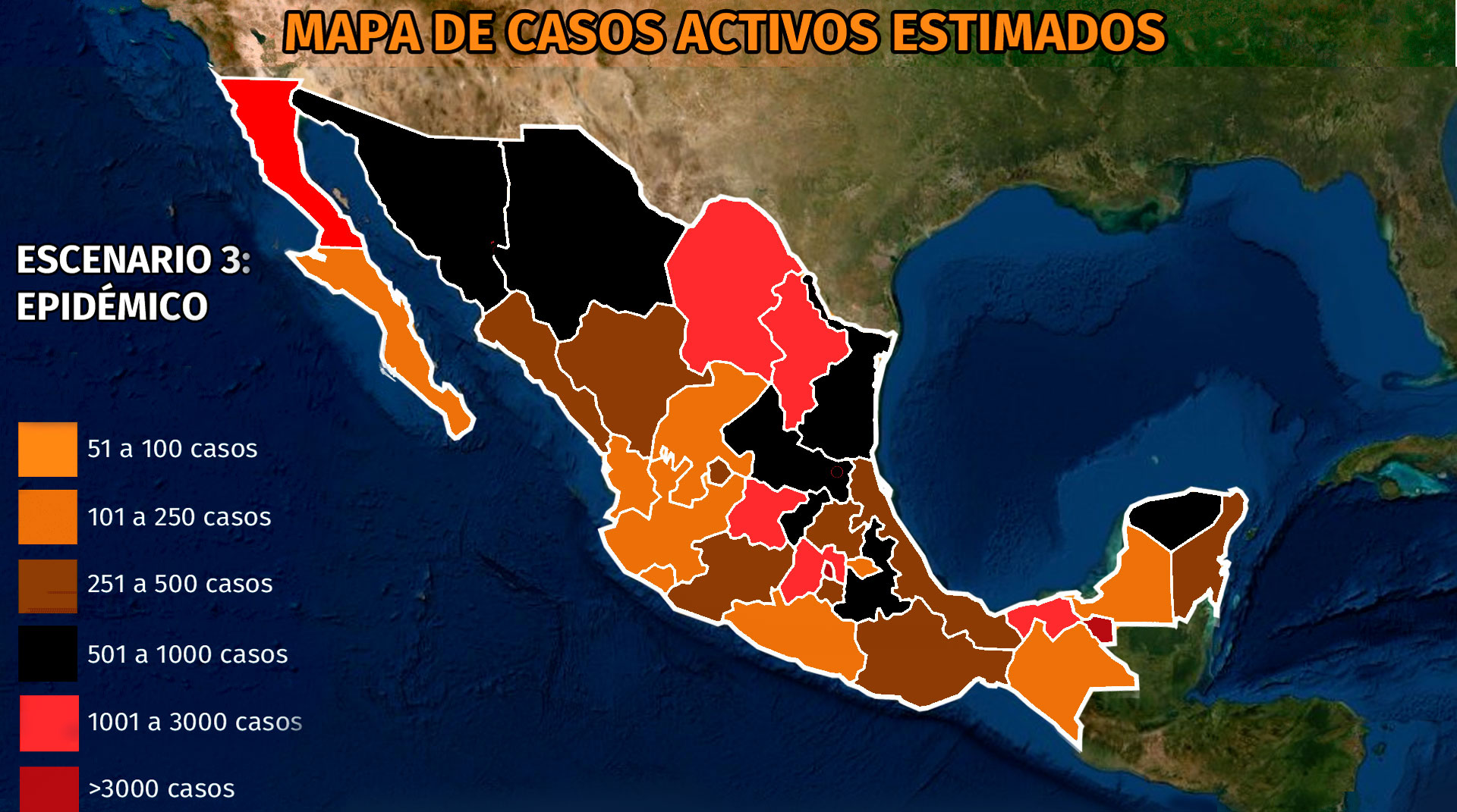 Mapa del coronavirus en México al 27 de octubre: aumentan los decesos con casi 400 muertes y más de 4,500 casos en 24 horas