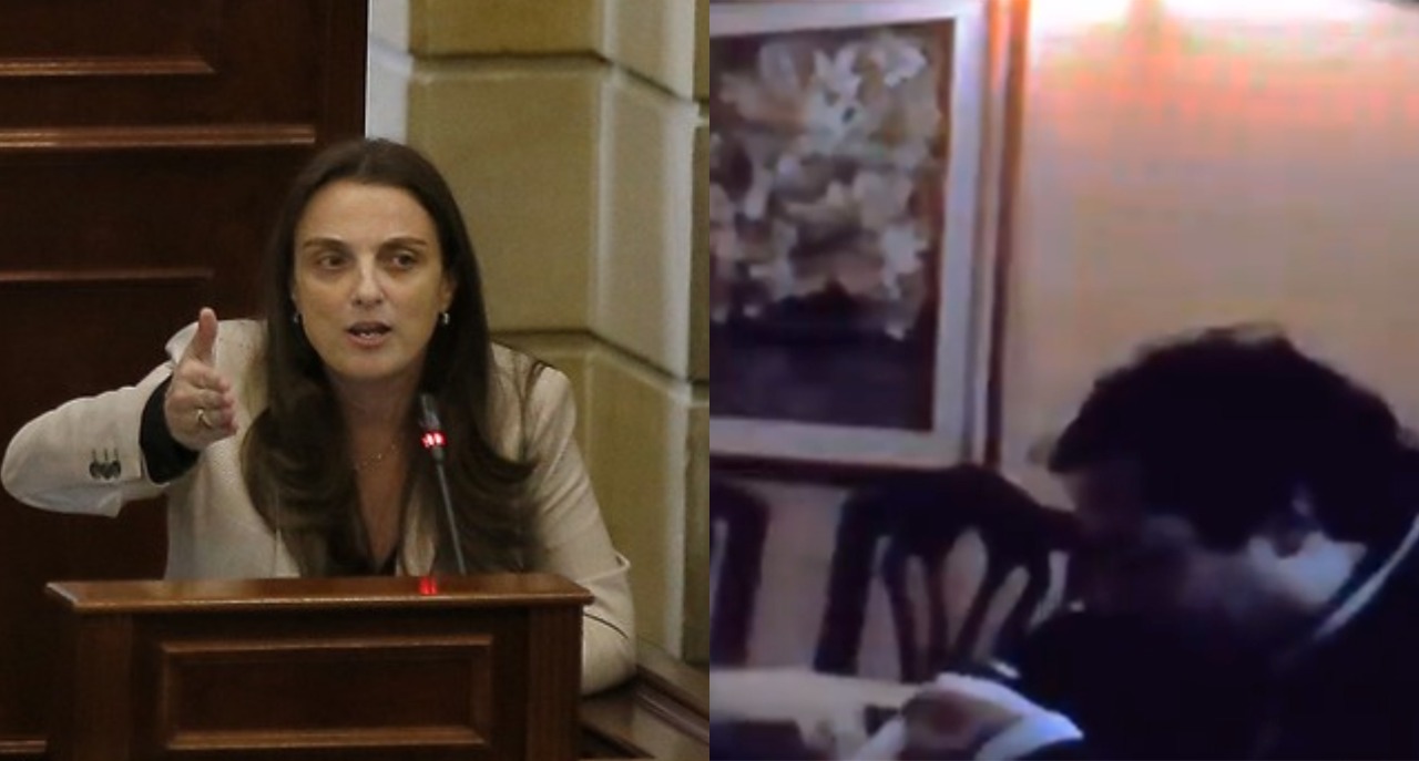Karen Abudinen y Gustavo Petro