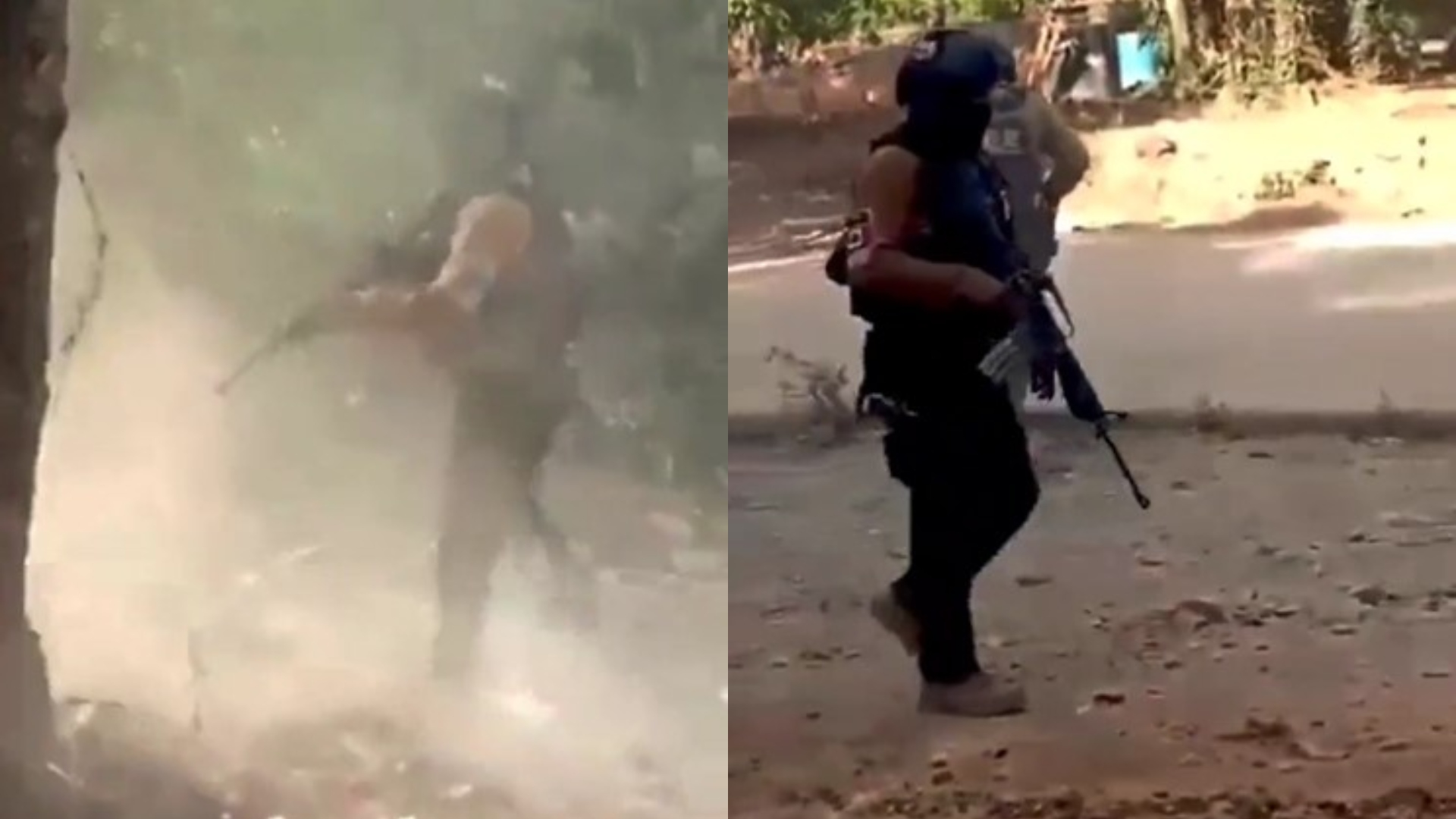 Policía de Petatlán replegó a balazos a pobladores que realizaban un bloqueo
