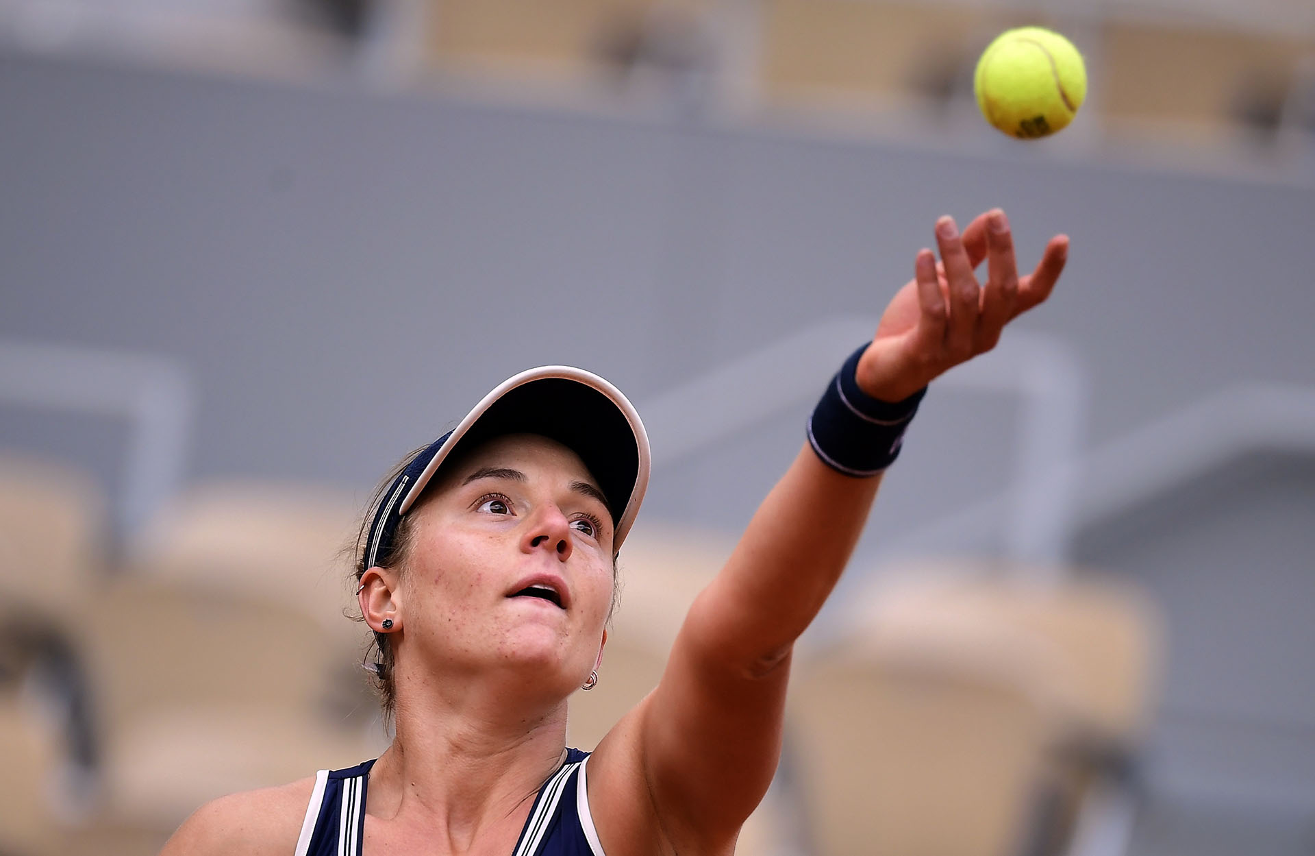 Nadia Podoroska jugará el jueves por el pase a la final de Roland Garros (Tenis, Abierto, Francia, Ucrania) EFE/EPA/JULIEN DE ROSA