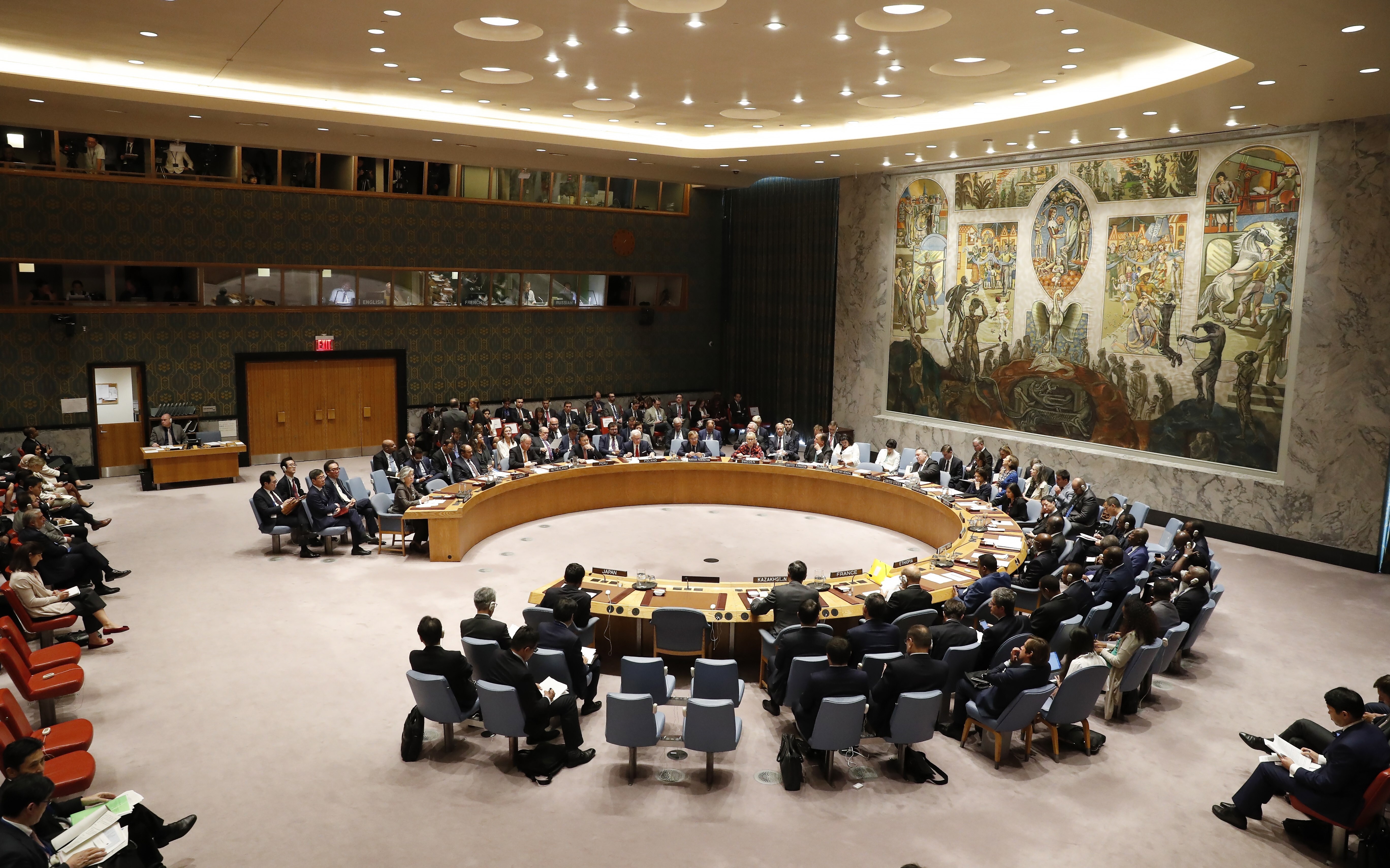 Vista general de una reunión del Consejo de Seguridad de la ONU. EFE/Jason Szenes/Archivo
