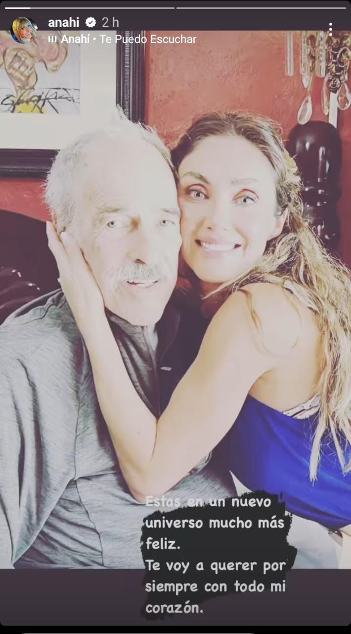 Anahí colgó una emotiva foto con Andrés García (foto:instagram/@anahi)