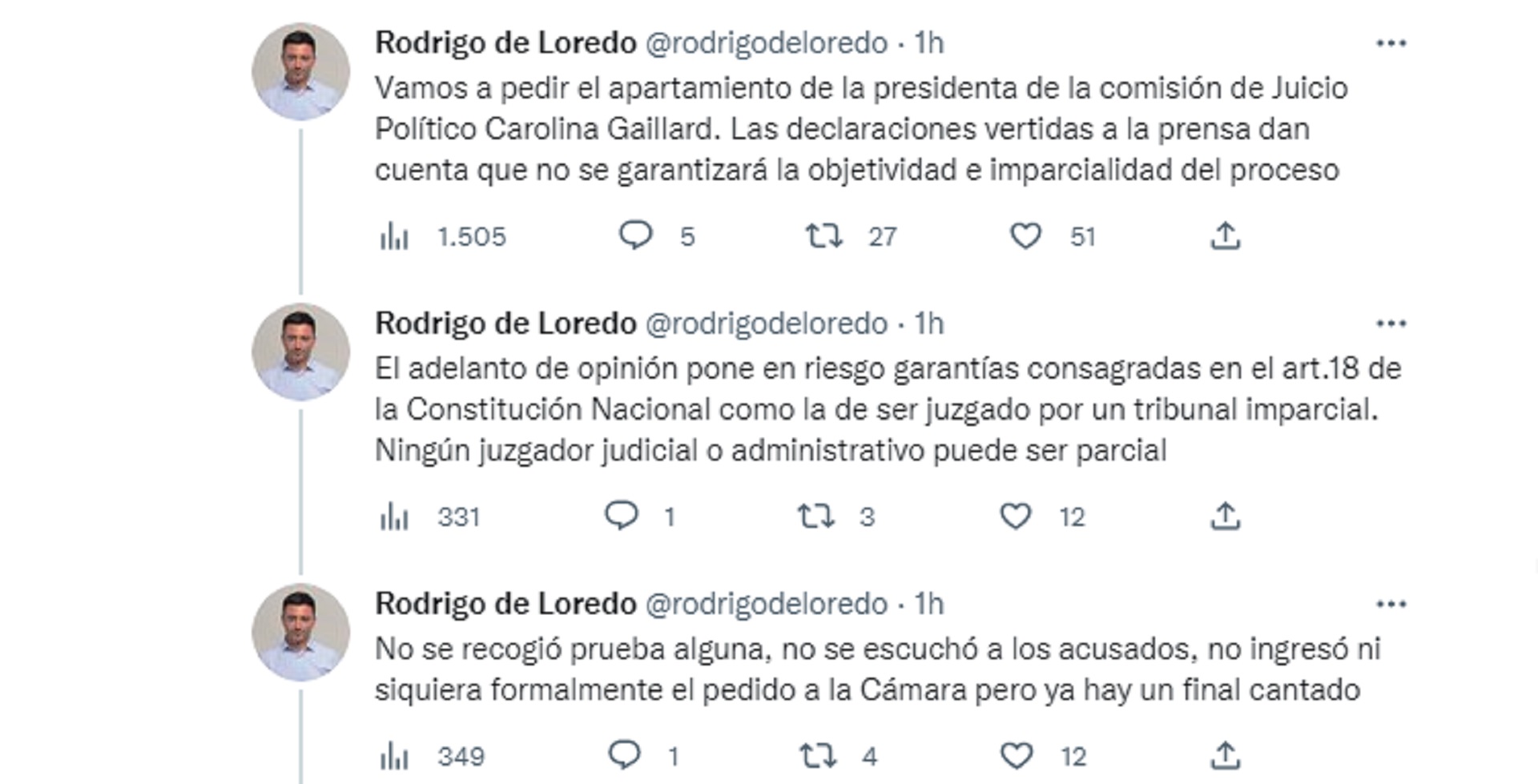 La publicación de Rodrigo de Loredo 
