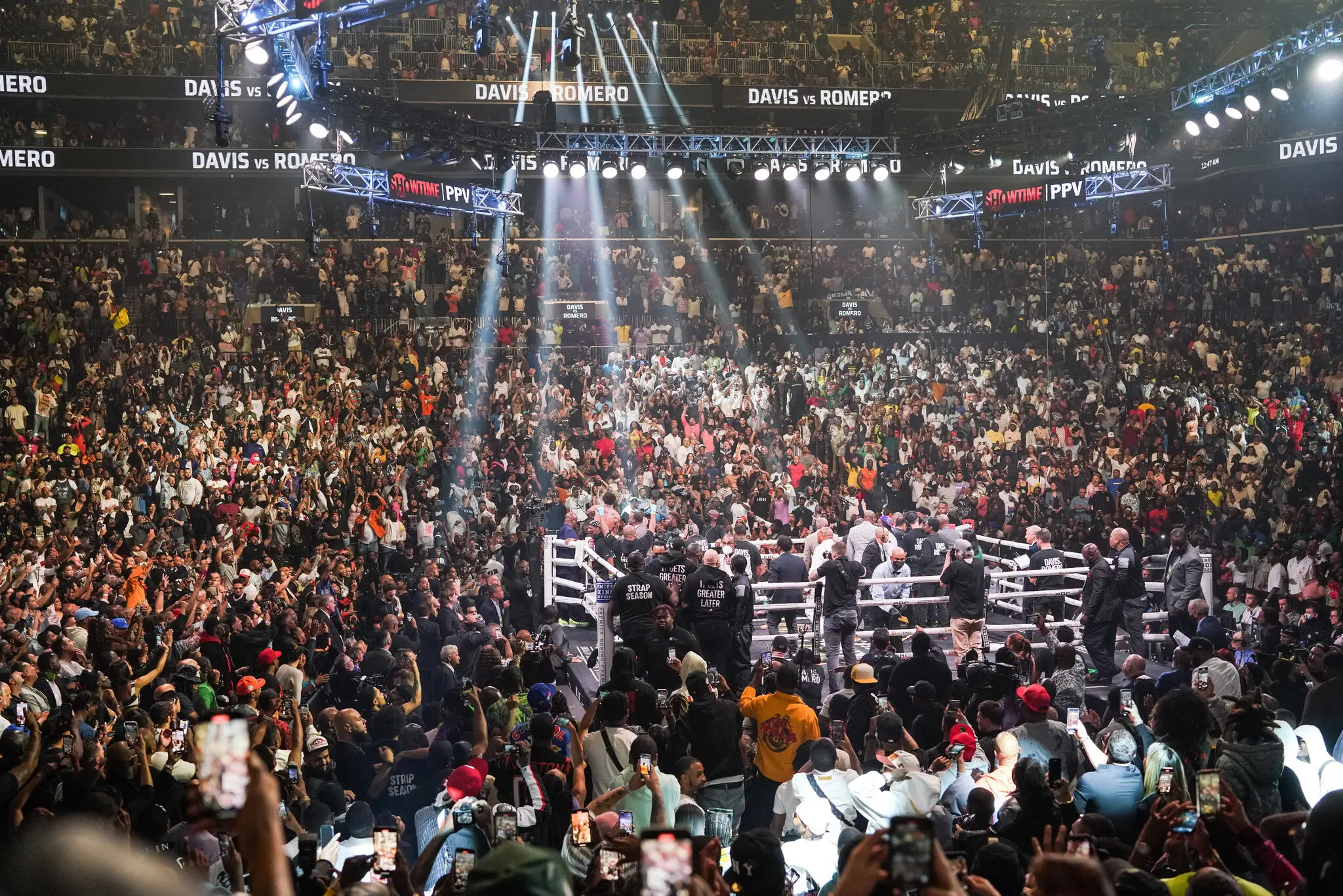 Combate de boxeo entre Gervonta Davis y Rolando Romero en el Barclays Center el sábado por la noche