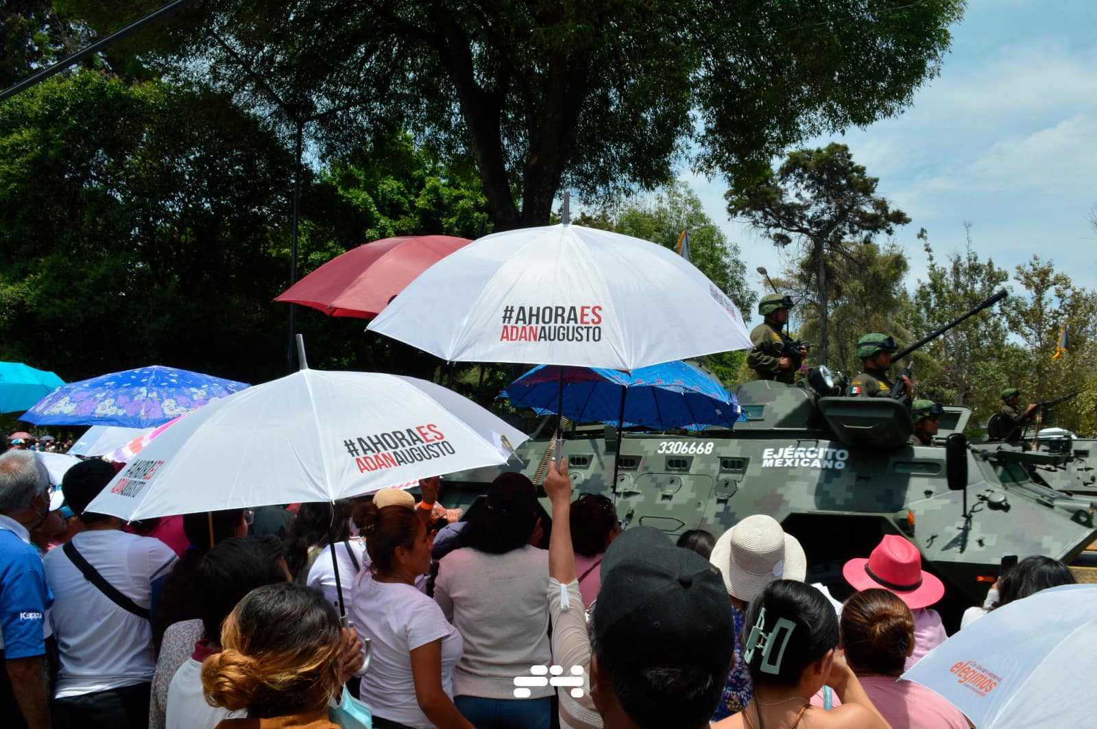 Repartieron Gorras Y Sombrillas De Adán Augusto En Puebla él Se Desmarcó Y Dijo Que Denunciará 9931