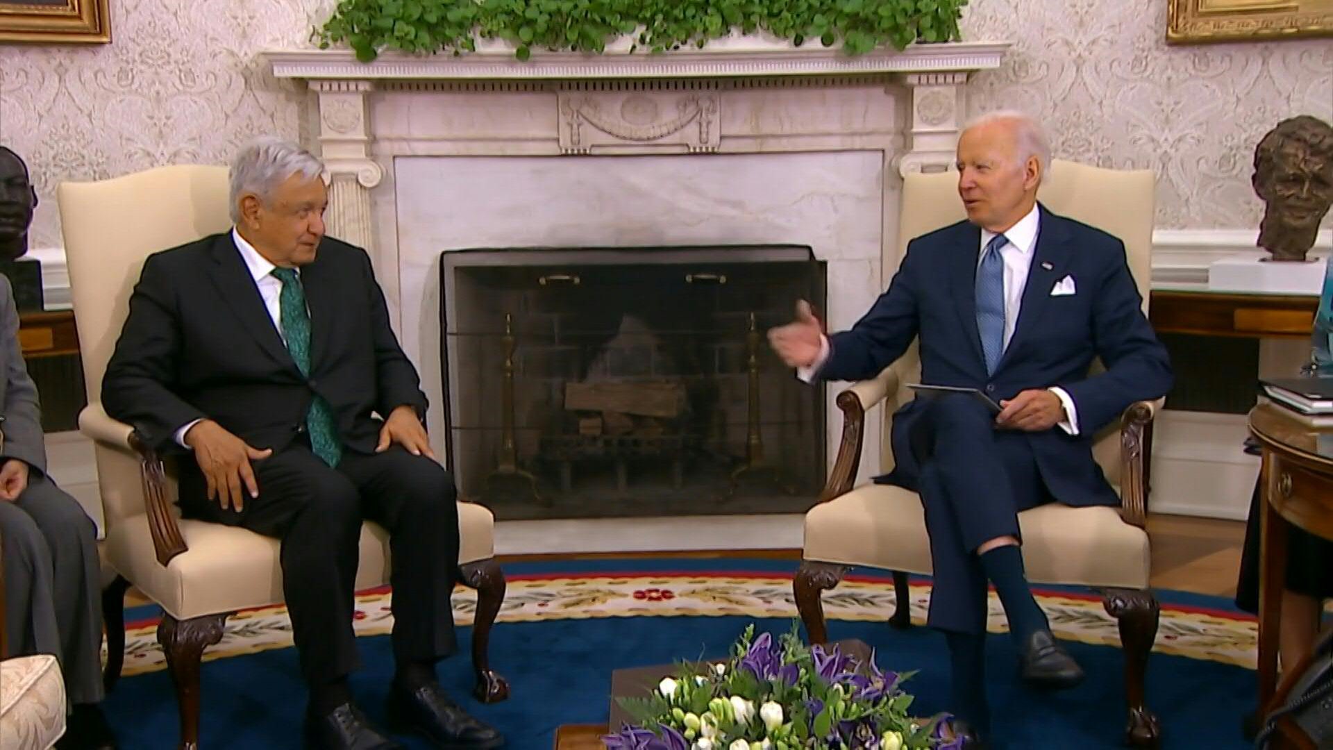 Lopez Obrador met US President Joe Biden (Image: AFP)