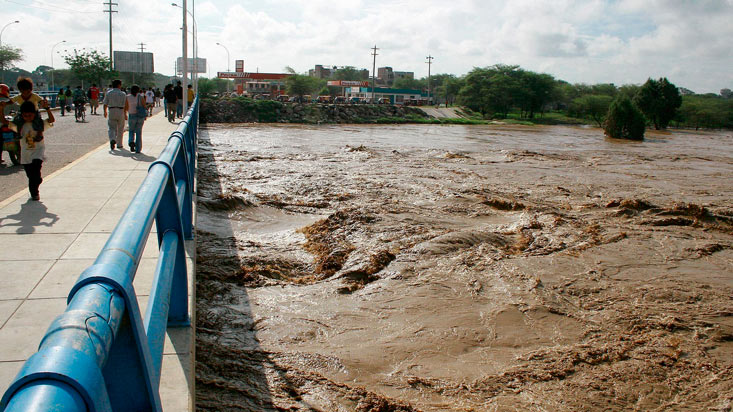 En el marco de El Niño costero, se da un aumento considerable de los caudales.