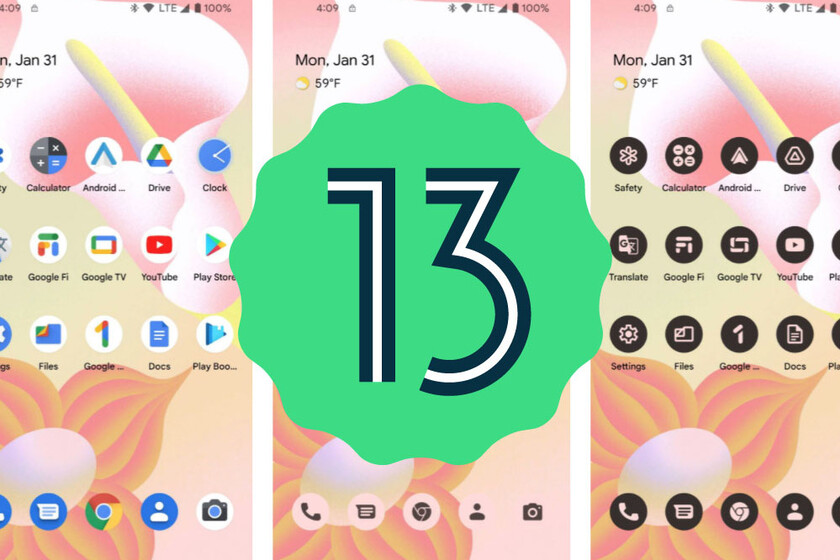 Android 13 traerá consigo la posibilidad de personalizar la apariencia de los iconos de aplicaciones externas. (Blog de Android)
