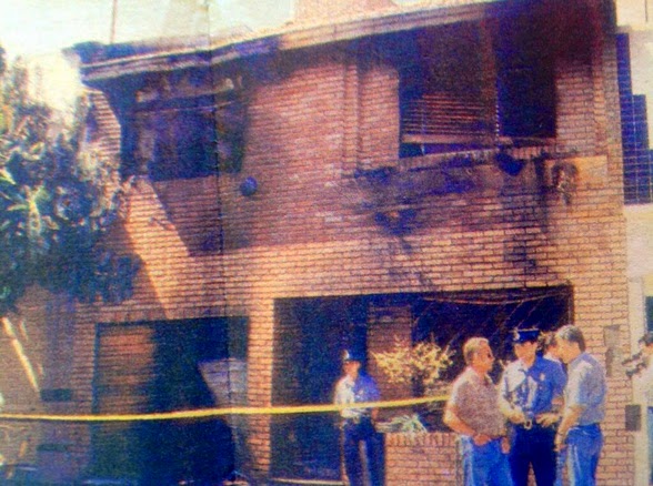 Así quedó la casa de la familia Bagnato tras el incendio de su casa