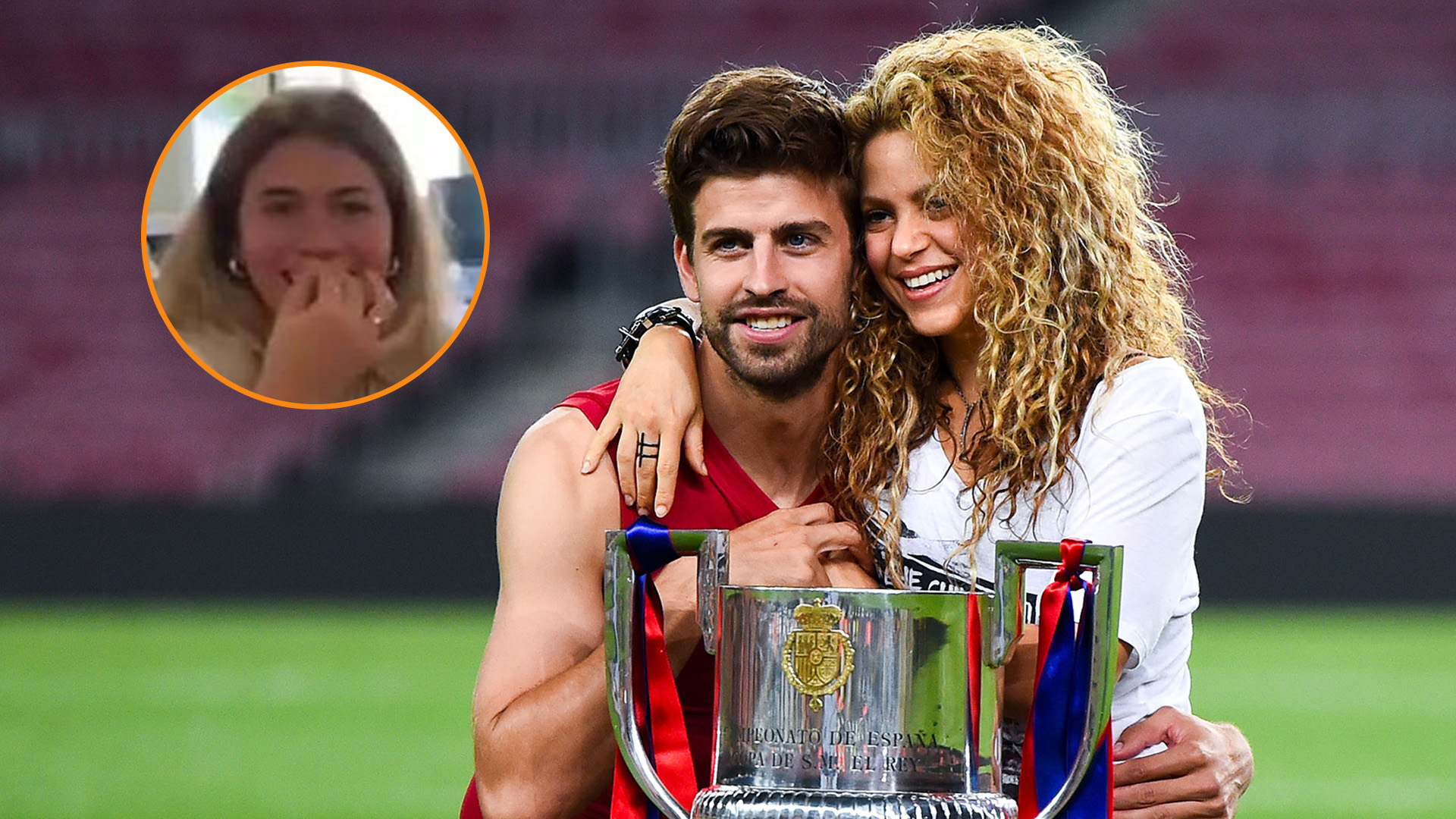 Piqué, Shakira y la nueva pareja del jugador