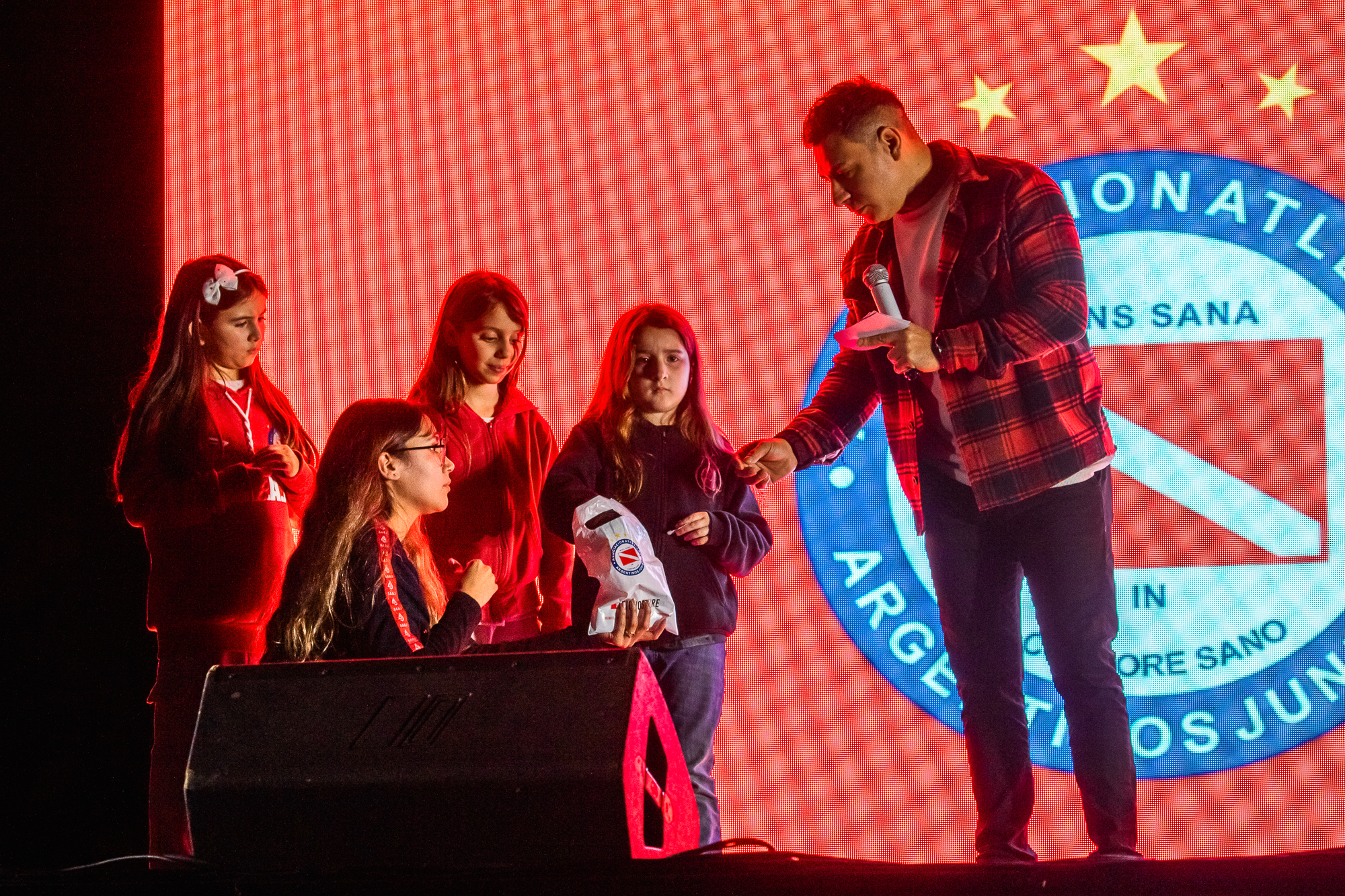 El show sorpresa de Los Fundamentalistas del Aire Acondicionado en la fiesta por el 122&deg; aniversario de Argentinos Juniors