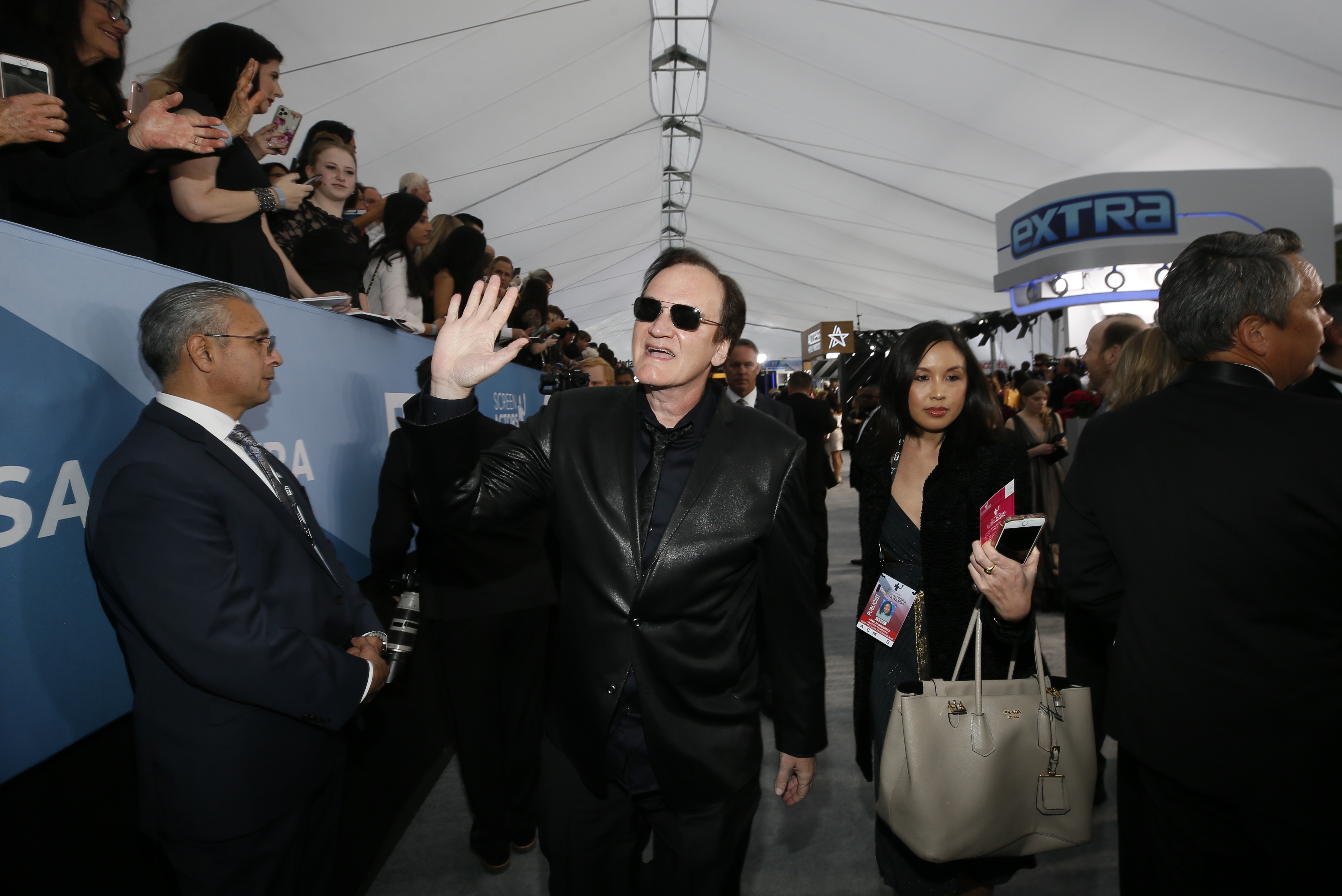 Quentin Tarantino en los Screen Actors Guild Awards del 2020